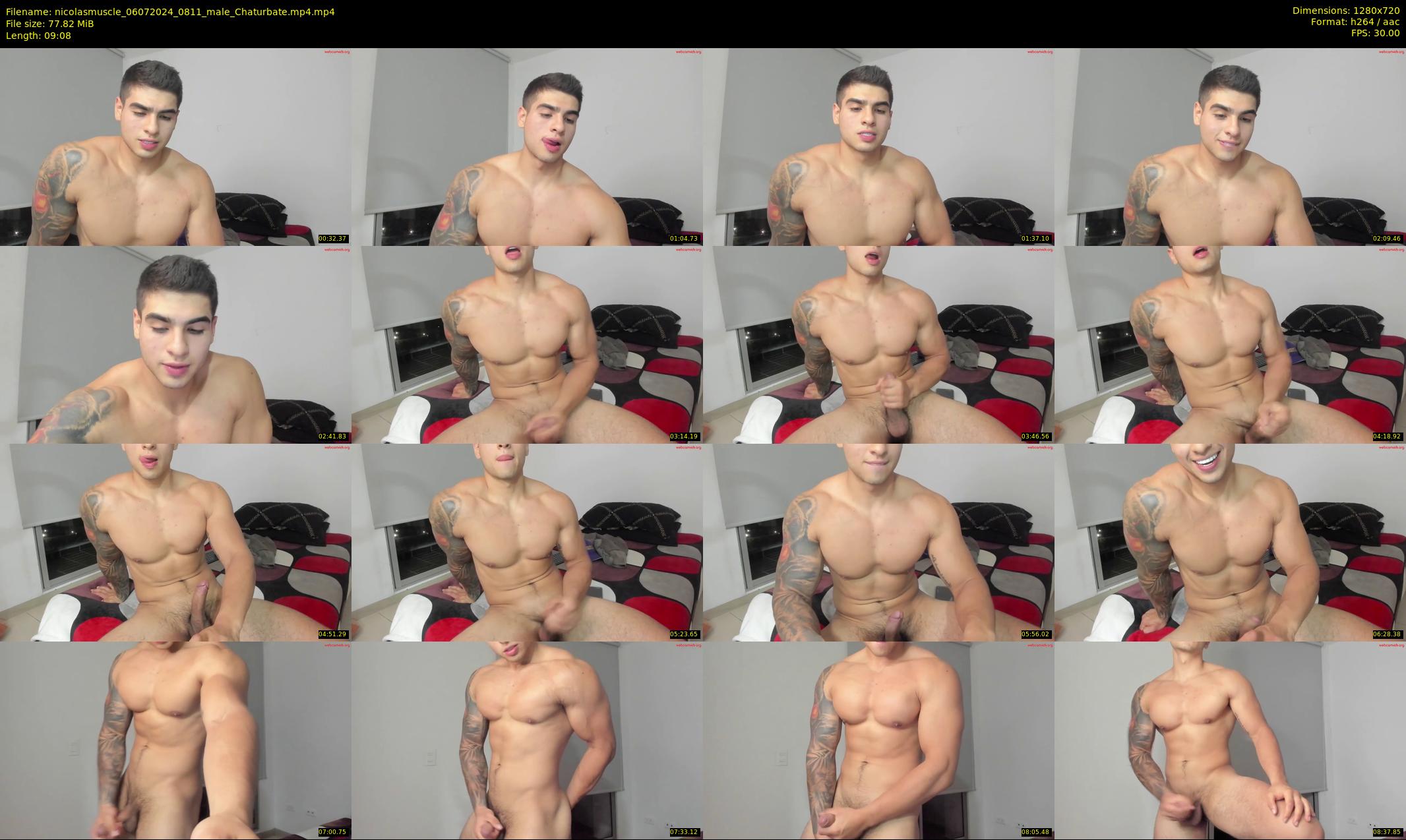nicolasmuscle — 10 minute Chaturbate male cam show recording, 720p, Jul 6, 2024