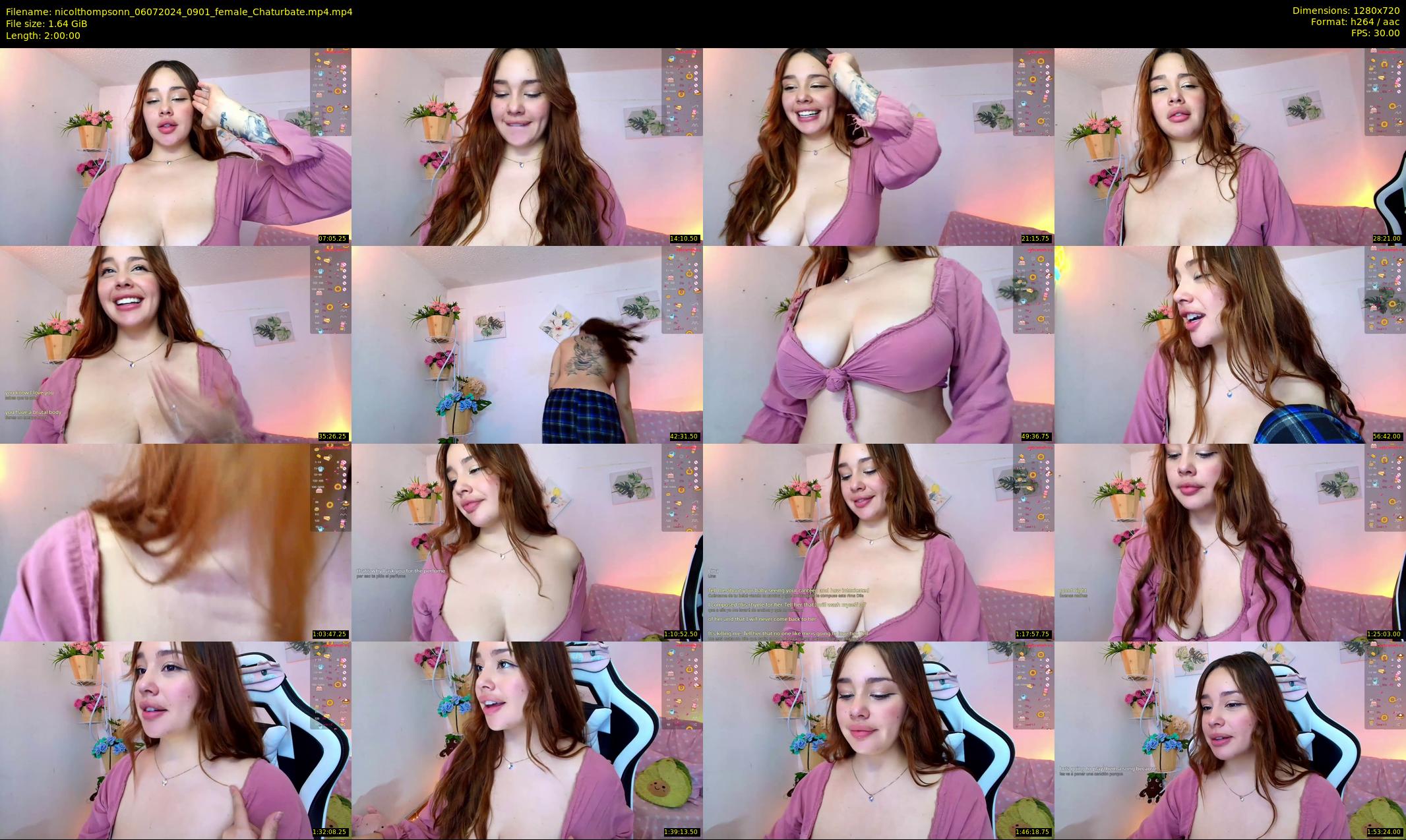 nicolthompsonn — 120 minute Chaturbate female cam show recording, 720p, Jul 6, 2024