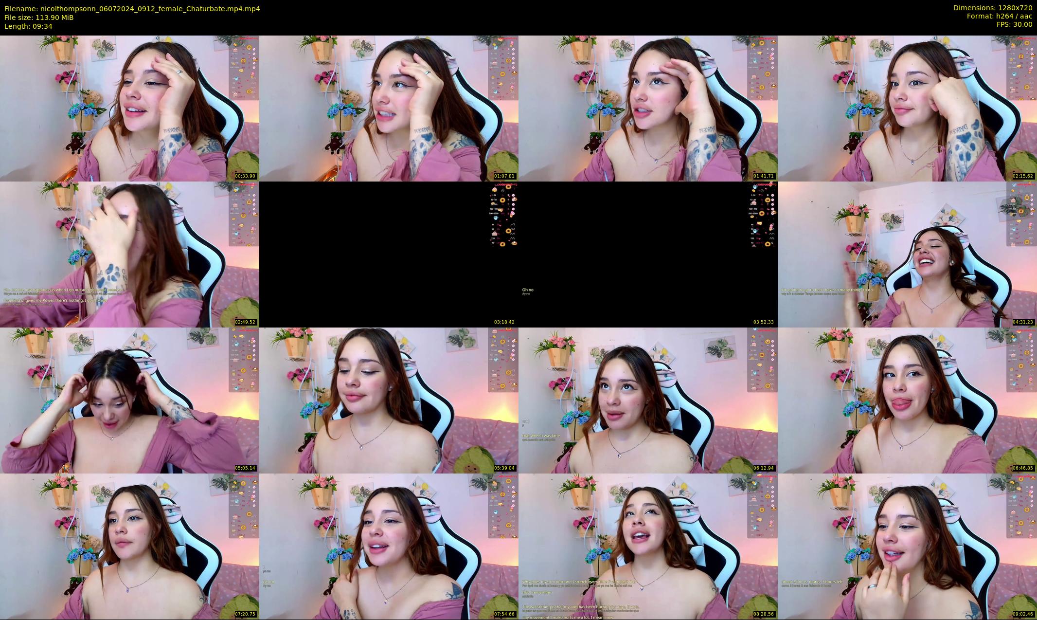 nicolthompsonn — 10 minute Chaturbate female cam show recording, 720p, Jul 6, 2024