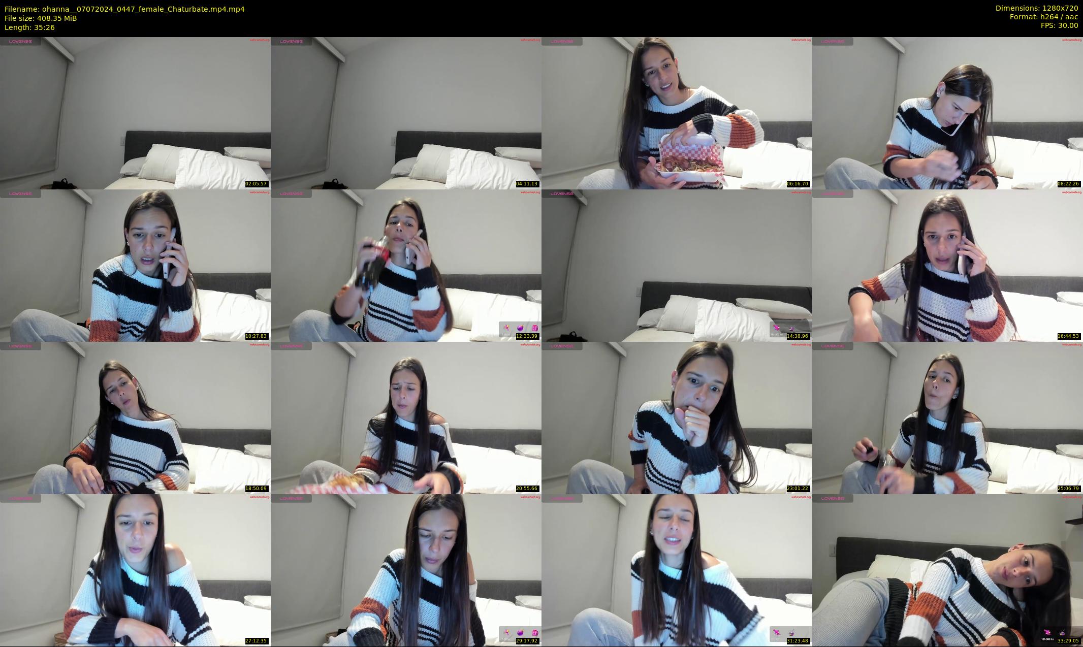ohanna_ — 36 minute Chaturbate female cam show recording, 720p, Jul 7, 2024