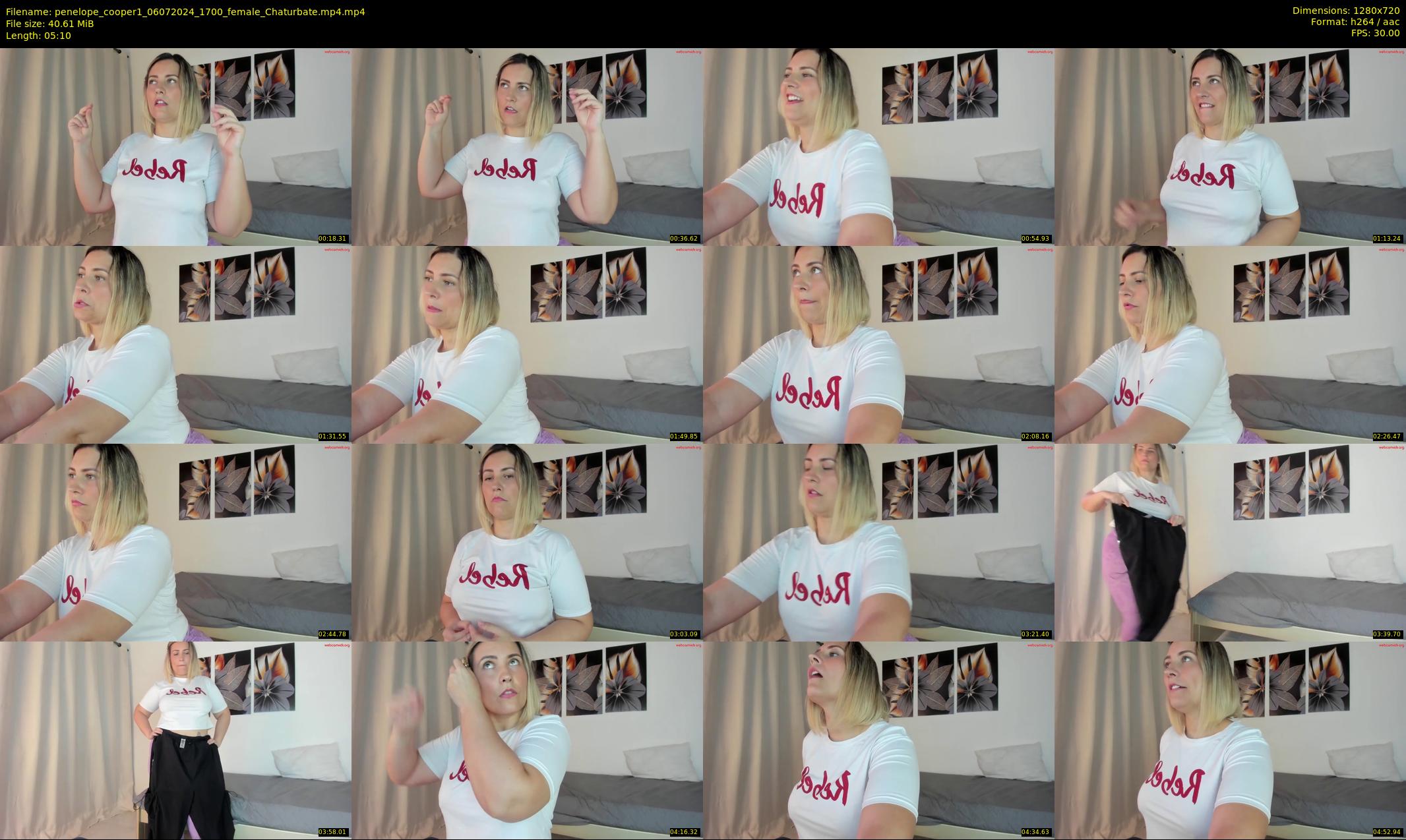 penelope_cooper1 — 6 minute Chaturbate female cam show recording, 720p, Jul 6, 2024