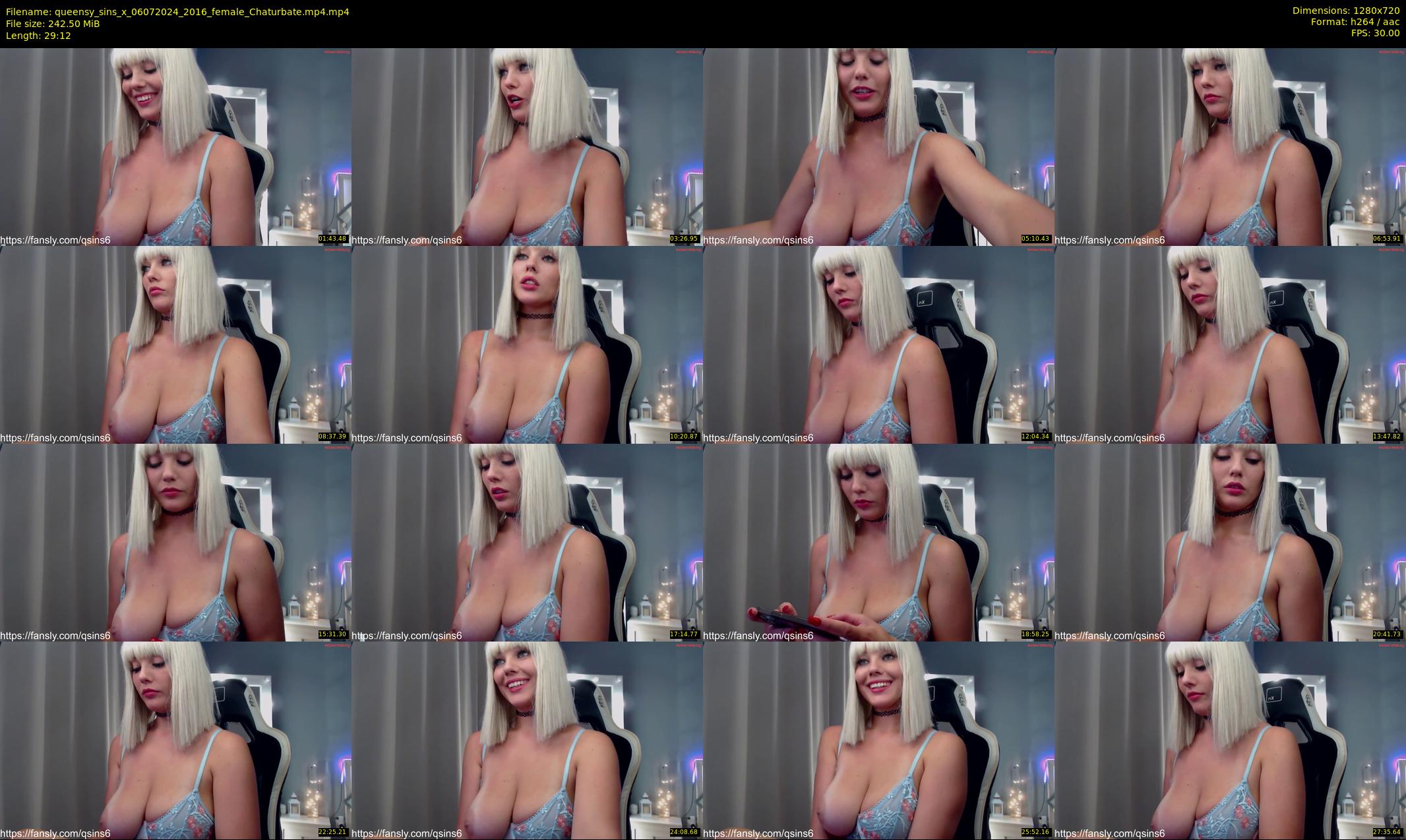 queensy_sins_x — 30 minute Chaturbate female cam show recording, 720p, Jul 6, 2024