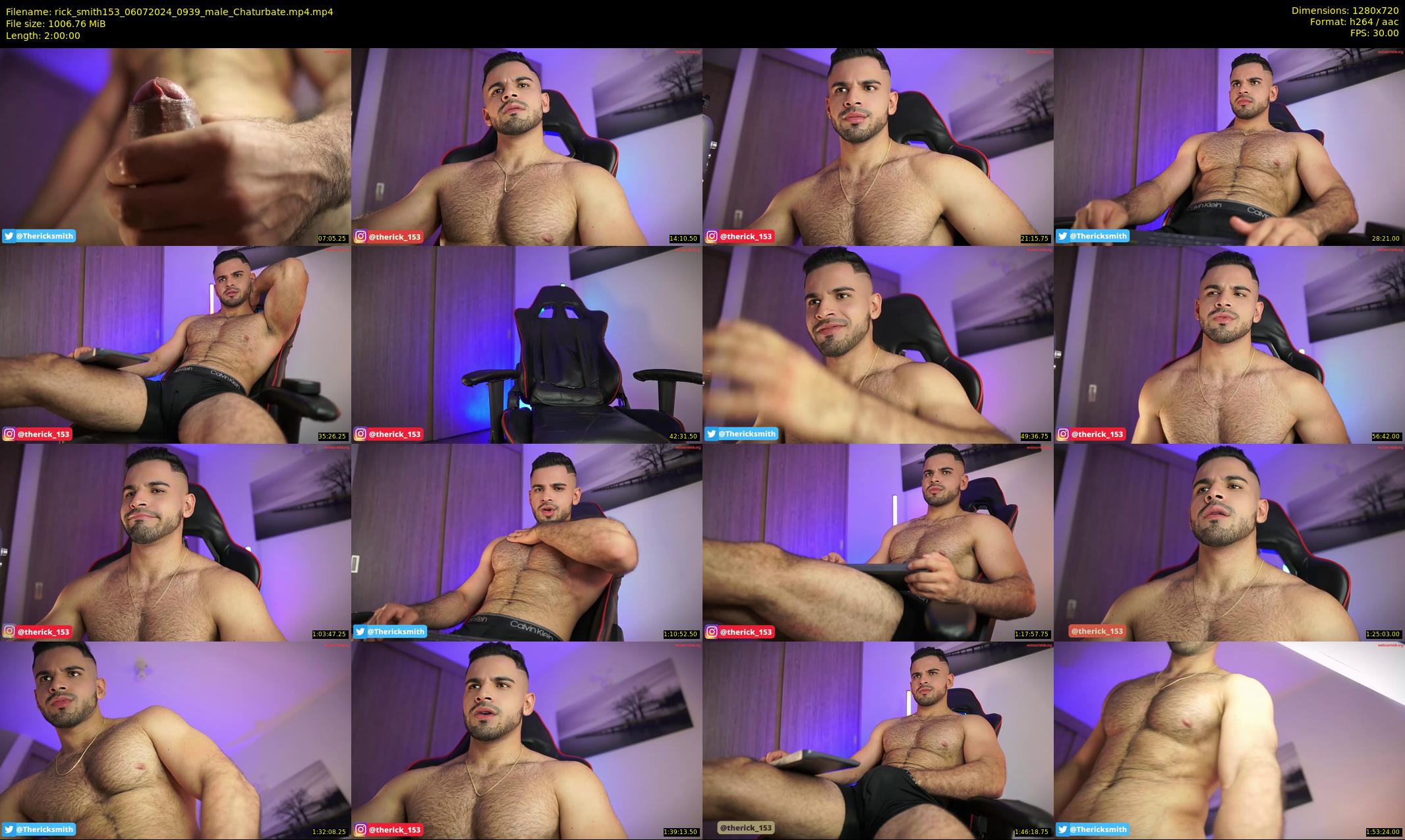 rick_smith153 — 120 minute Chaturbate male cam show recording, 720p, Jul 6, 2024