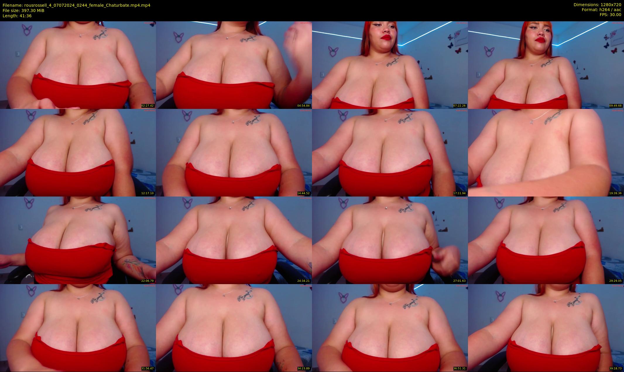 rousrossell_4 — 42 minute Chaturbate female cam show recording, 720p, Jul 7, 2024