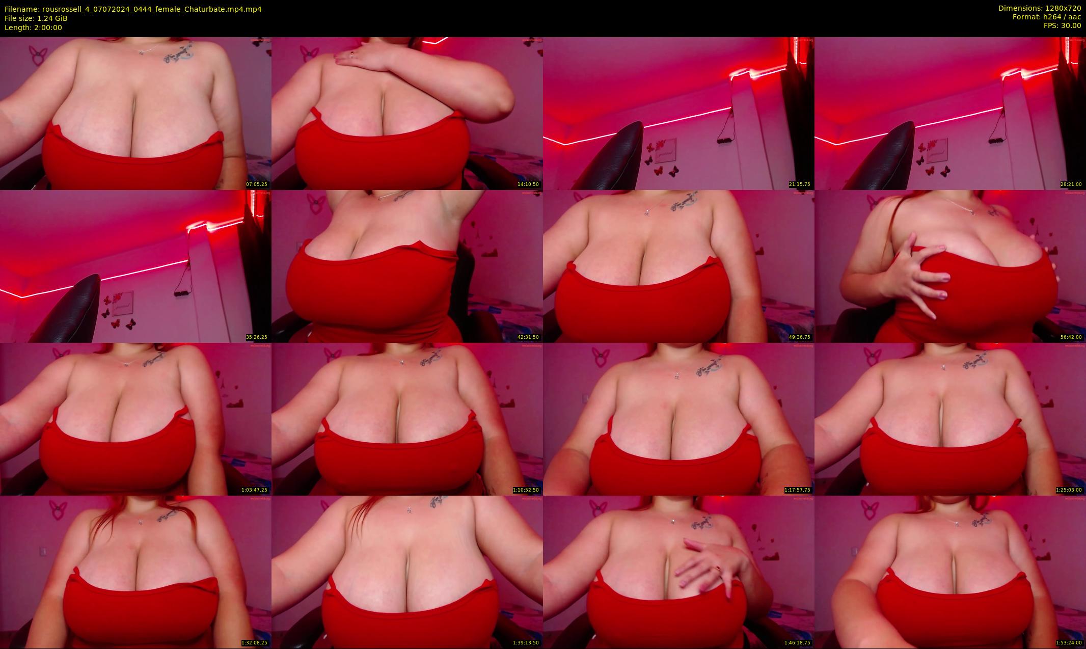 rousrossell_4 — 120 minute Chaturbate female cam show recording, 720p, Jul 7, 2024