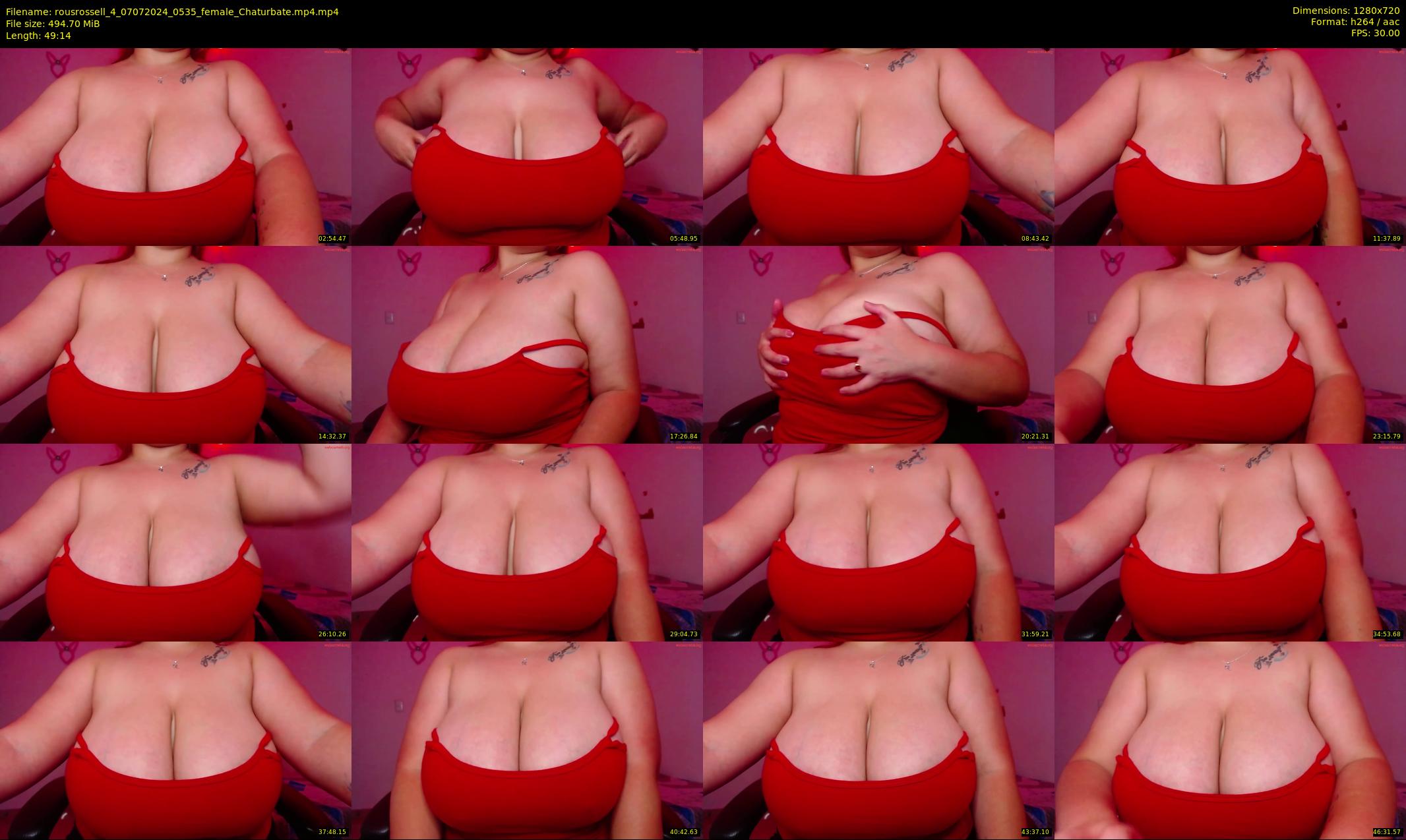 rousrossell_4 — 50 minute Chaturbate female cam show recording, 720p, Jul 7, 2024