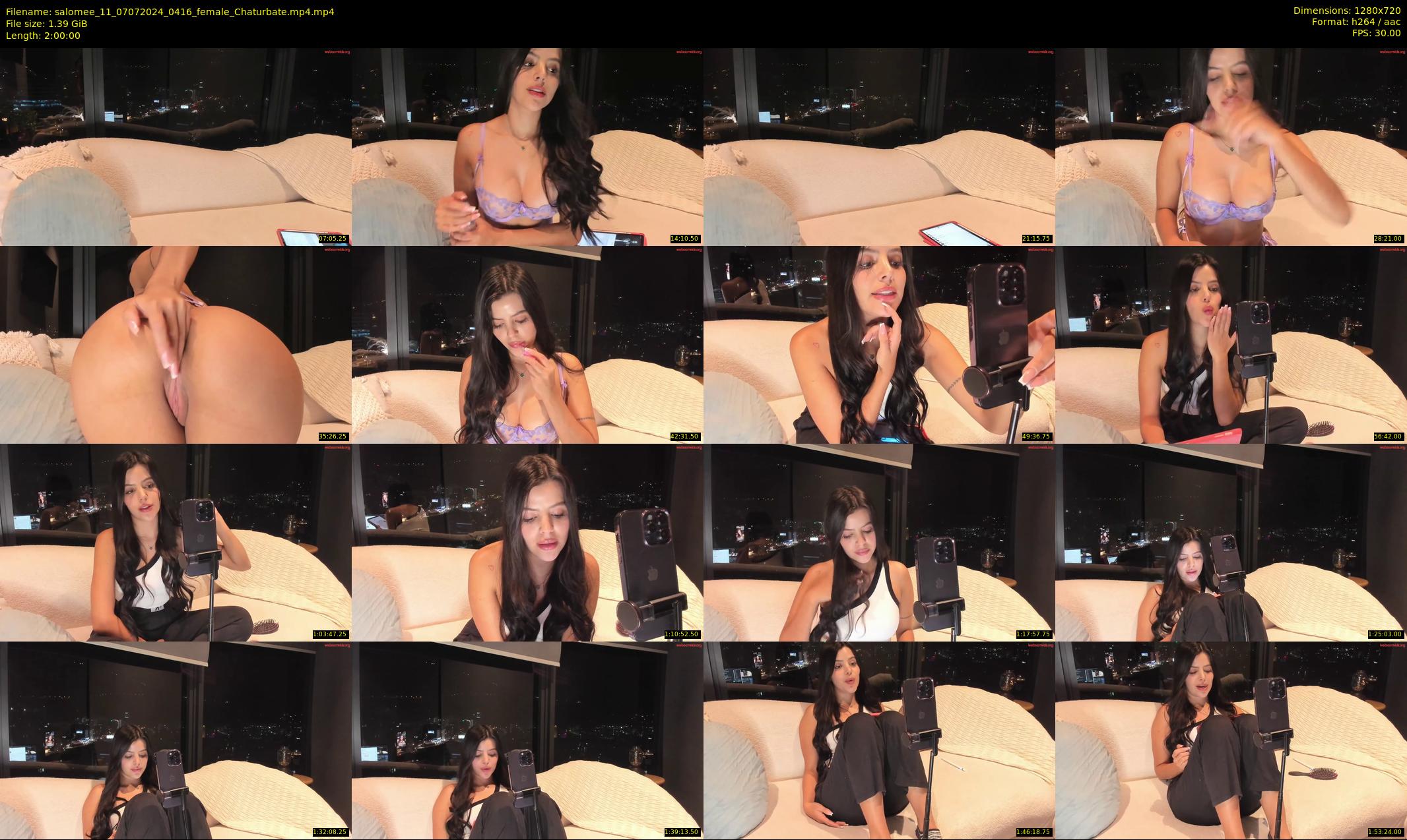 salomee_11 — 120 minute Chaturbate female cam show recording, 720p, Jul 7, 2024