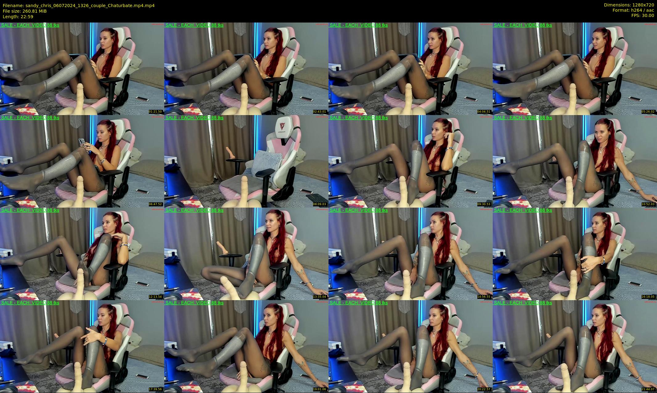 sandy_chris — 23 minute Chaturbate couple cam show recording, 720p, Jul 6, 2024