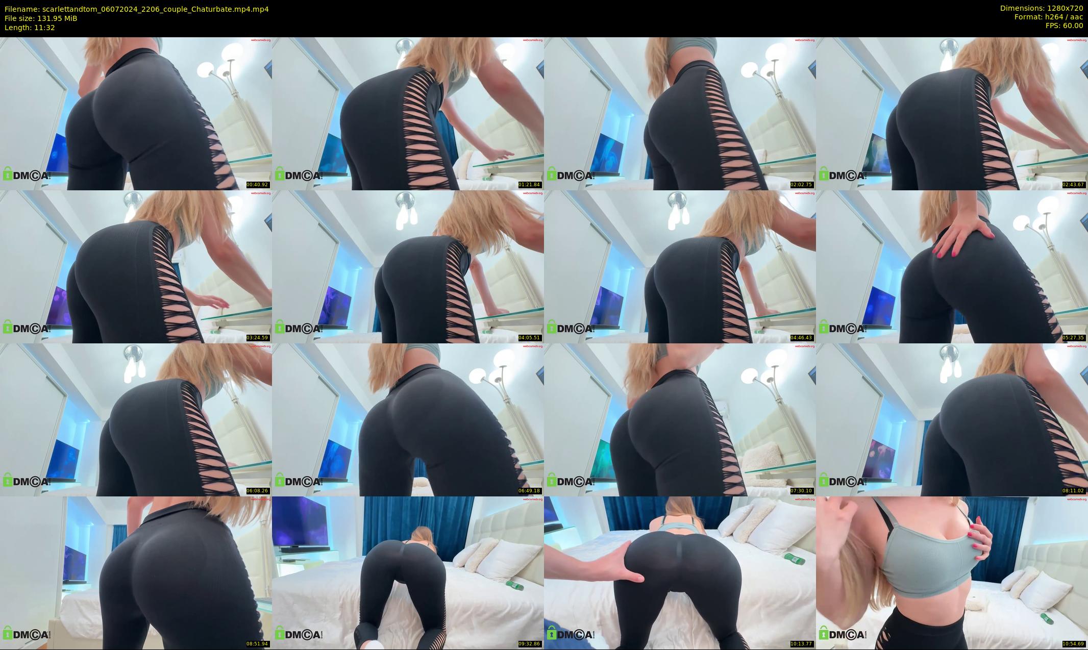 scarlettandtom — 12 minute Chaturbate couple cam show recording, 720p, Jul 6, 2024