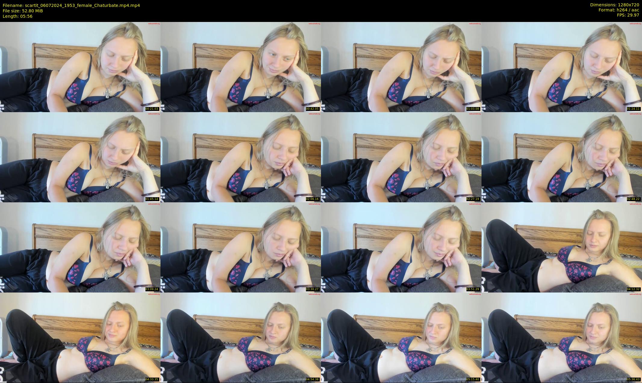 scartit — 6 minute Chaturbate female cam show recording, 720p, Jul 6, 2024