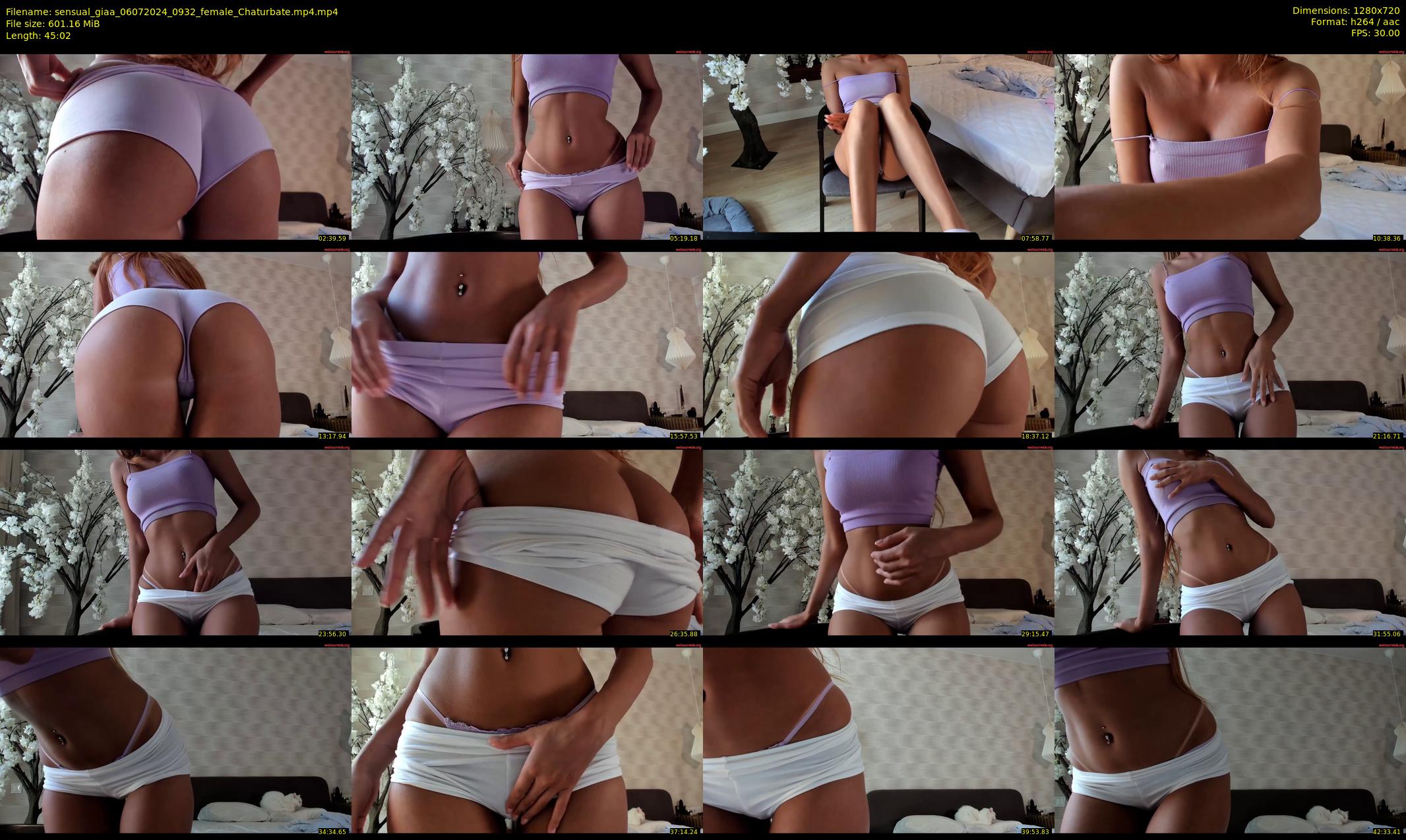 sensual_giaa — 46 minute Chaturbate female cam show recording, 720p, Jul 6, 2024