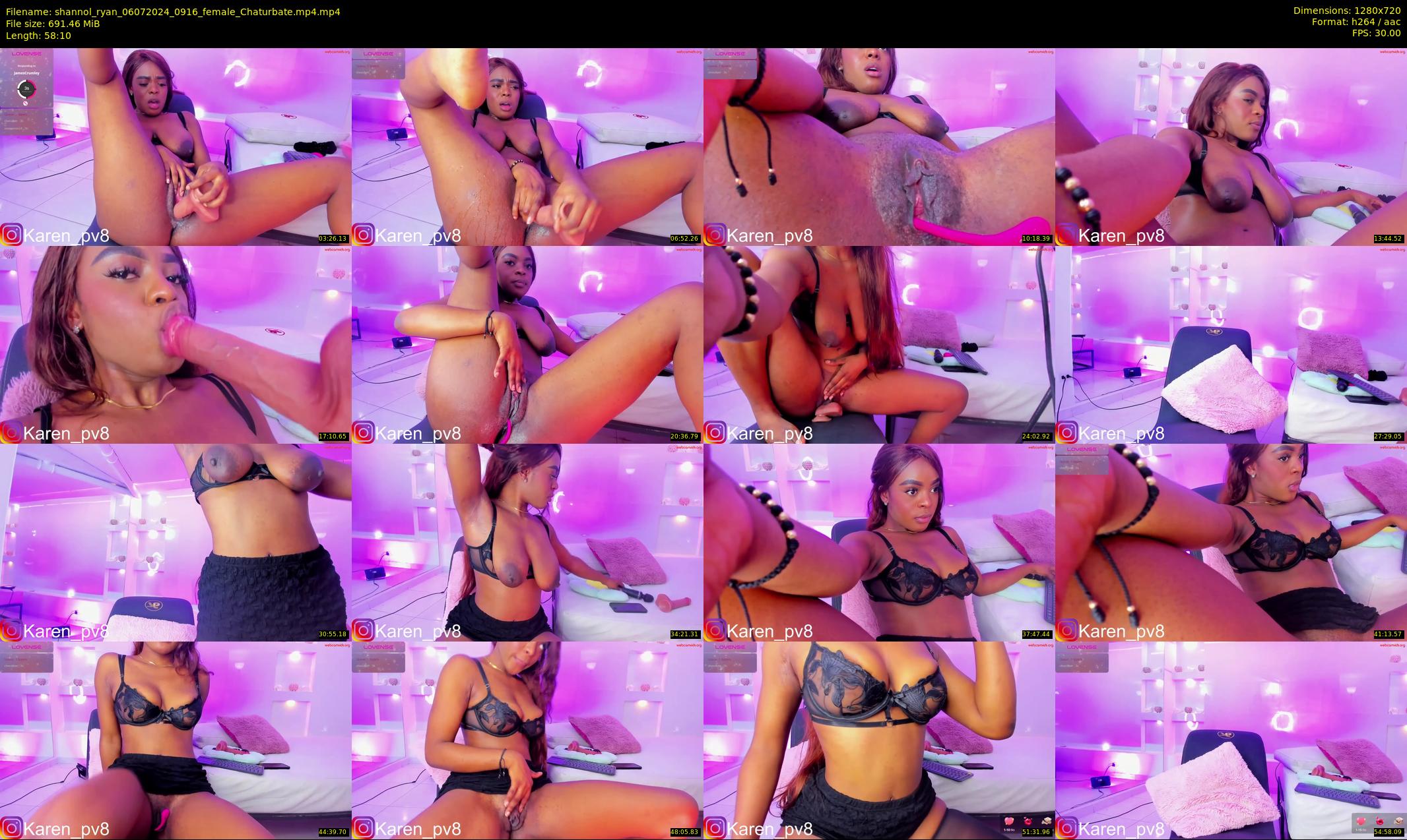 shannol_ryan — 59 minute Chaturbate female cam show recording, 720p, Jul 6, 2024