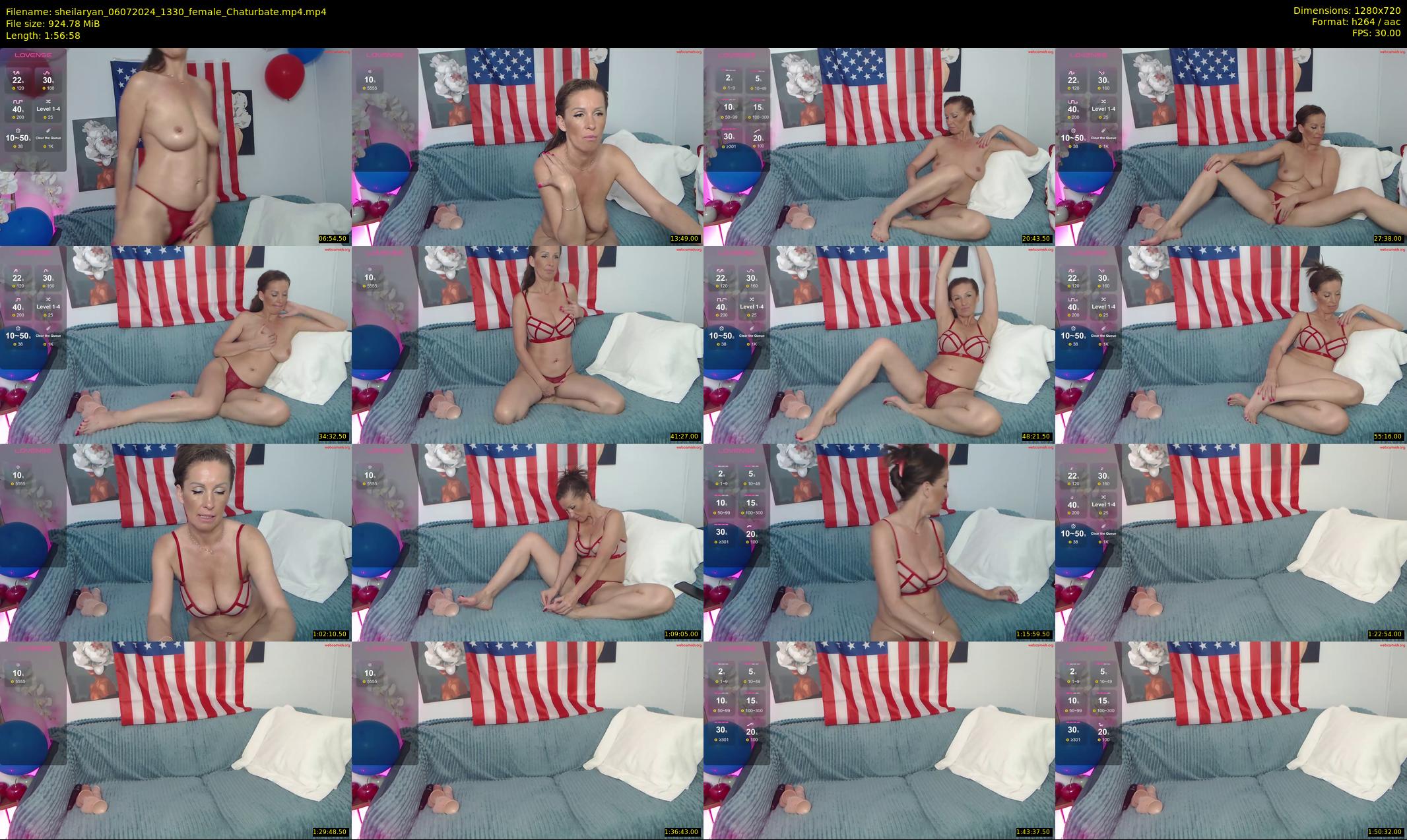 sheilaryan — 117 minute Chaturbate female cam show recording, 720p, Jul 6, 2024