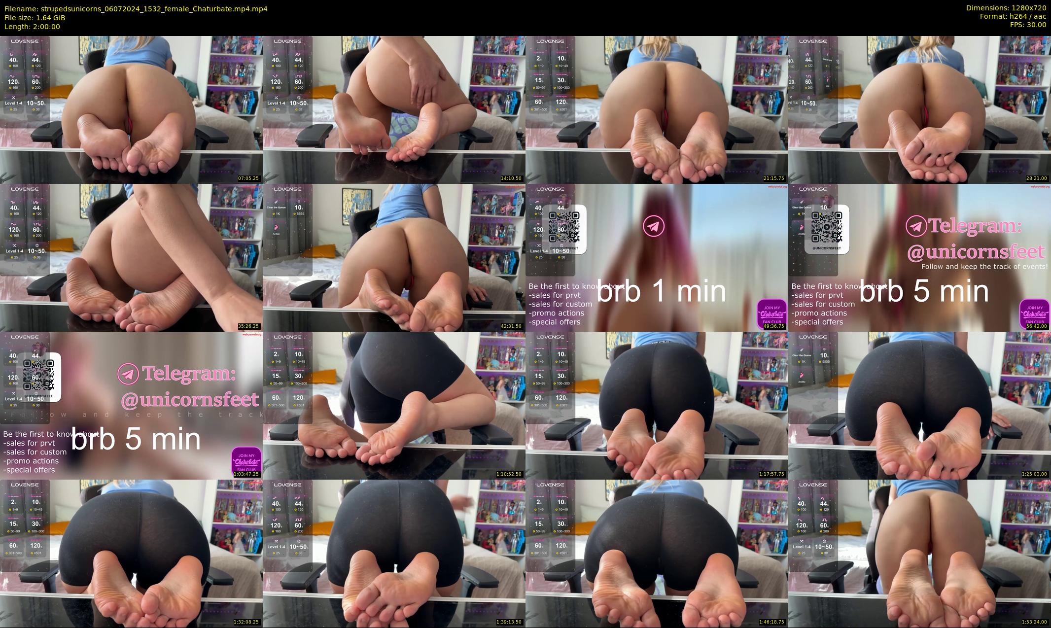 strupedsunicorns — 120 minute Chaturbate couple cam show recording, 720p, Jul 6, 2024