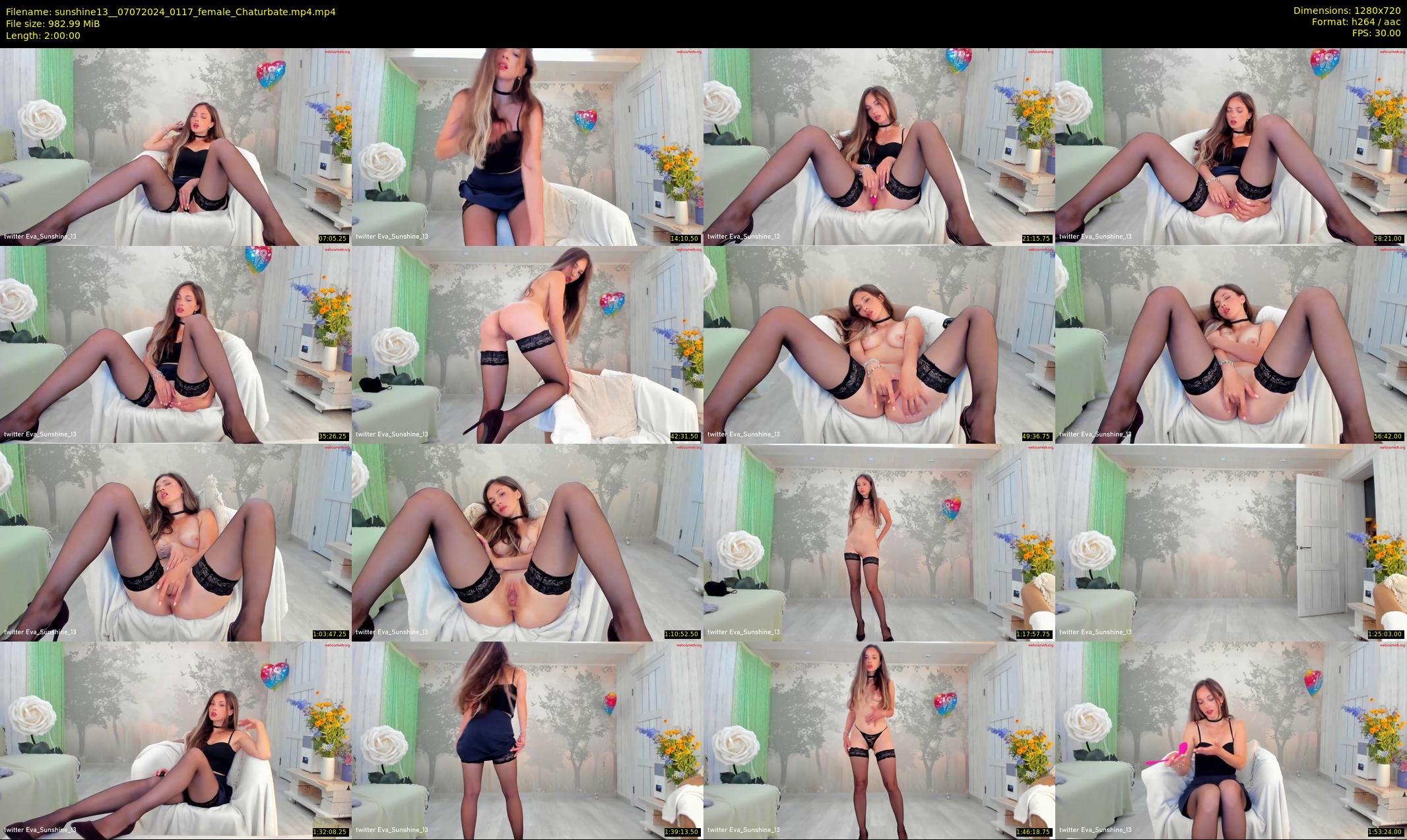 sunshine13_ — 120 minute Chaturbate female cam show recording, 720p, Jul 7, 2024