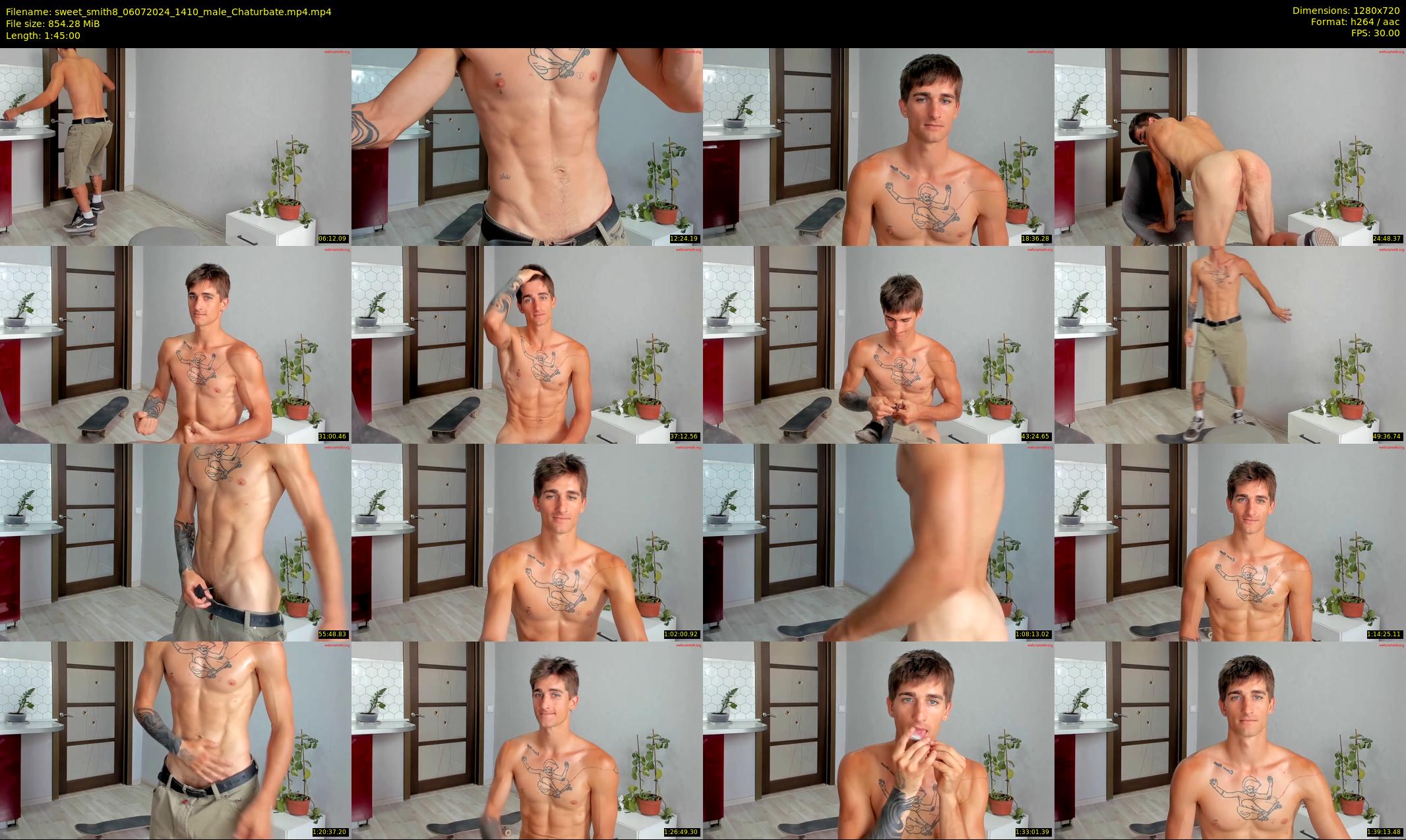 sweet_smith8 — 105 minute Chaturbate male cam show recording, 720p, Jul 6, 2024