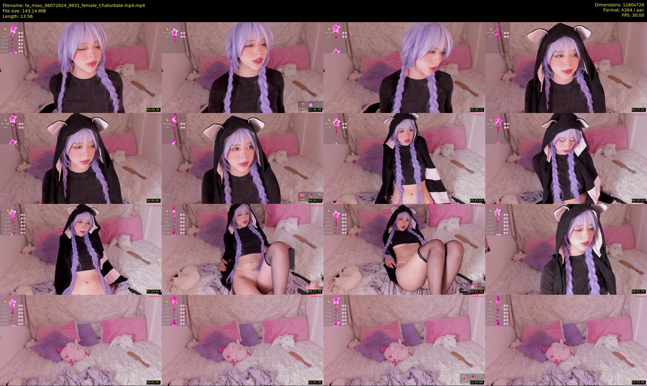ta_miau — 14 minute Chaturbate female cam show recording, 720p, Jul 6, 2024