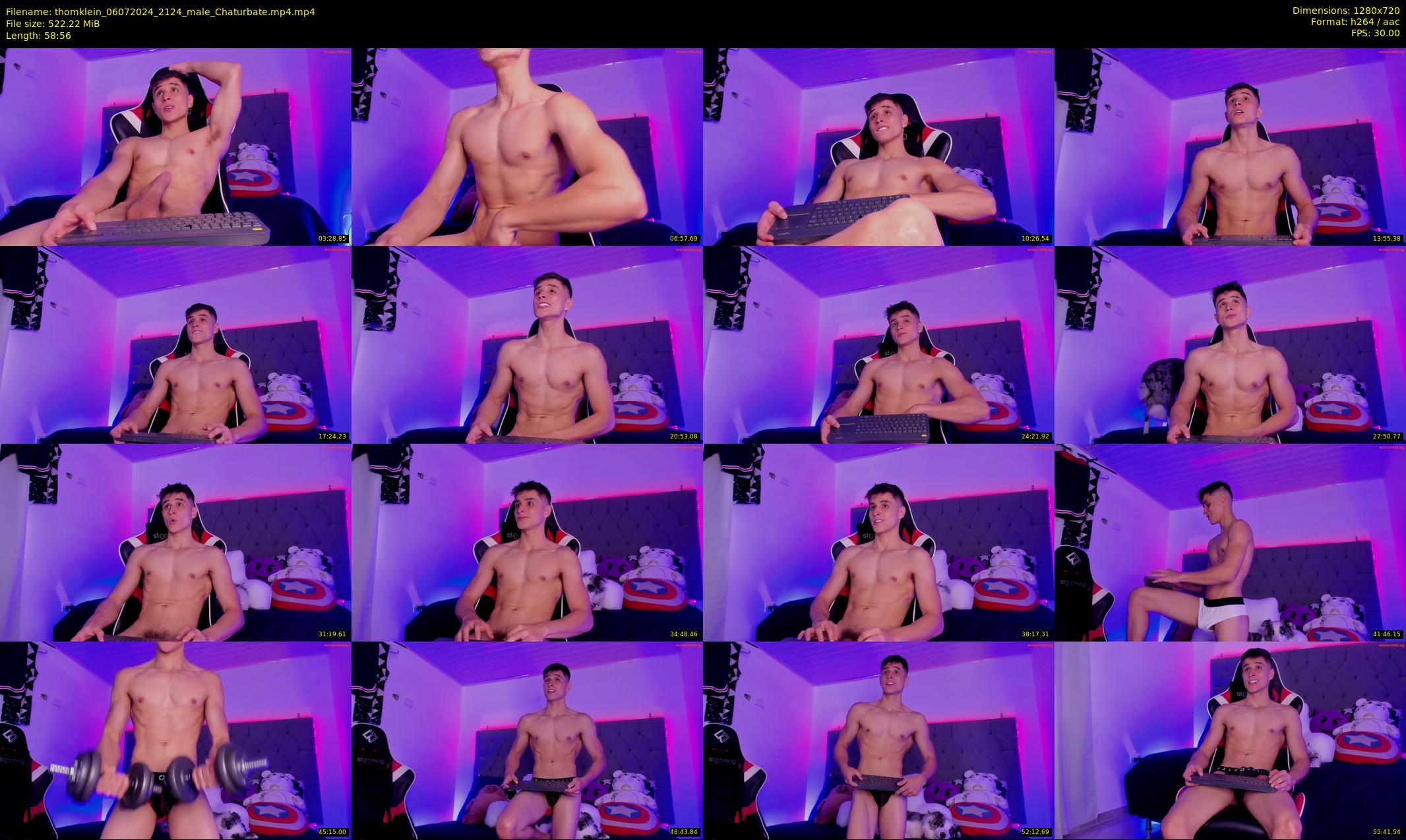 thomklein — 59 minute Chaturbate male cam show recording, 720p, Jul 6, 2024