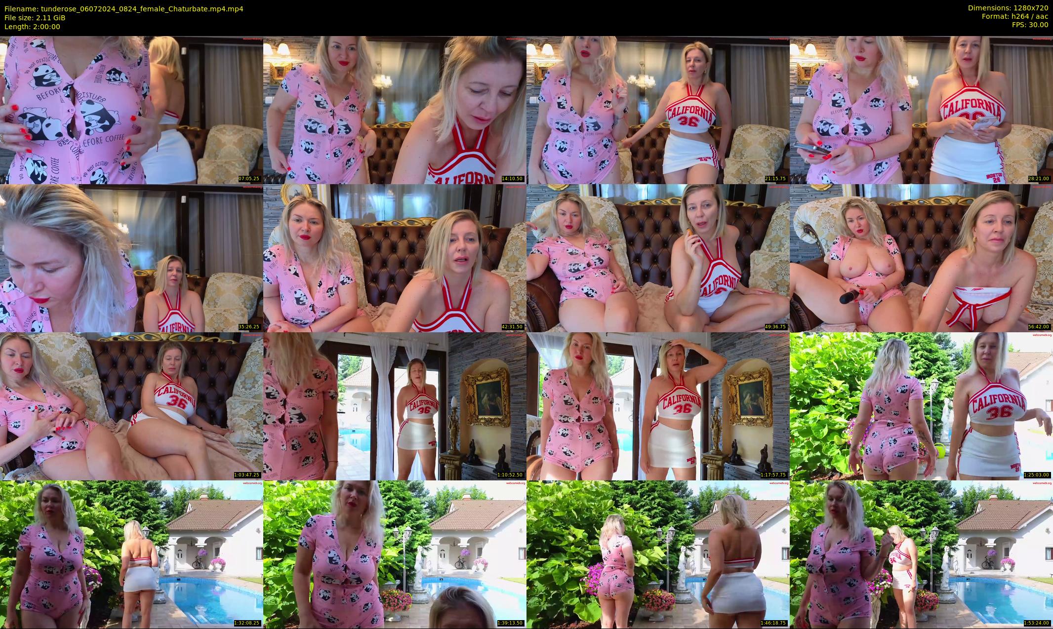tunderose — 120 minute Chaturbate female cam show recording, 720p, Jul 6, 2024