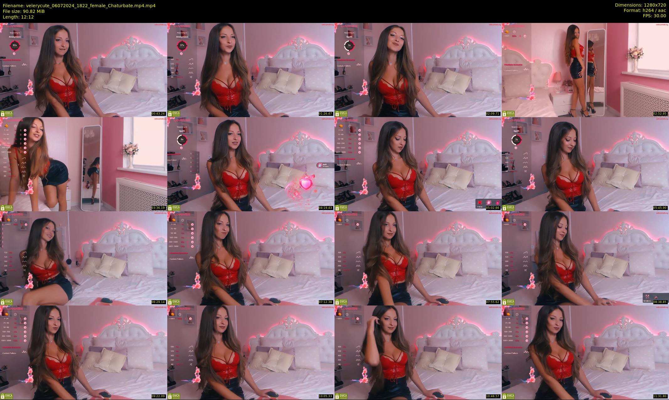 velerycute — 13 minute Chaturbate female cam show recording, 720p, Jul 6, 2024