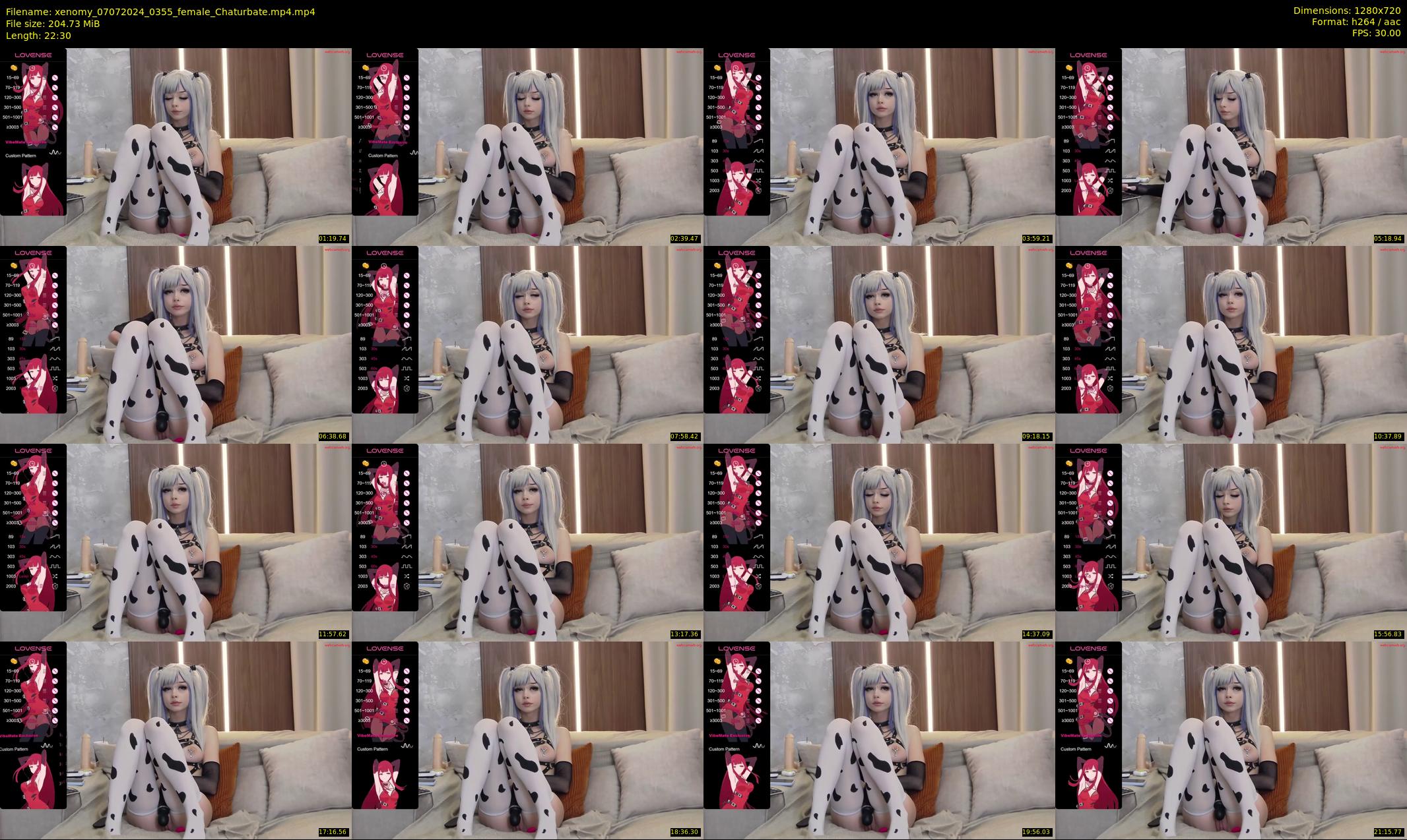 xenomy — 23 minute Chaturbate female cam show recording, 720p, Jul 7, 2024
