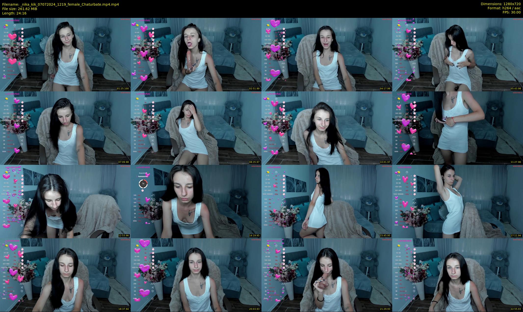 _nika_kik — 25 minute Chaturbate female cam show recording, 720p, Jul 7, 2024