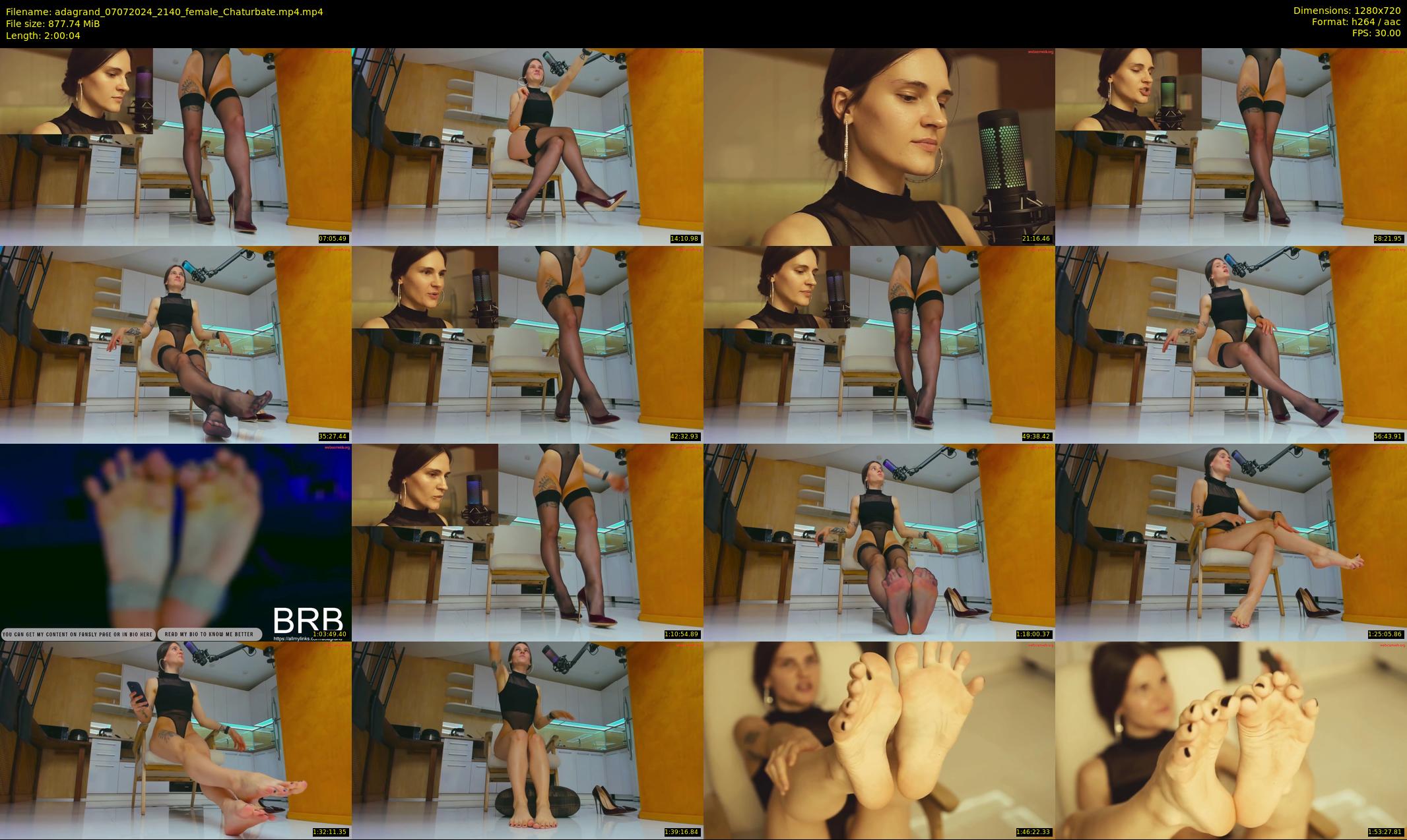adagrand — 121 minute Chaturbate female cam show recording, 720p, Jul 7, 2024