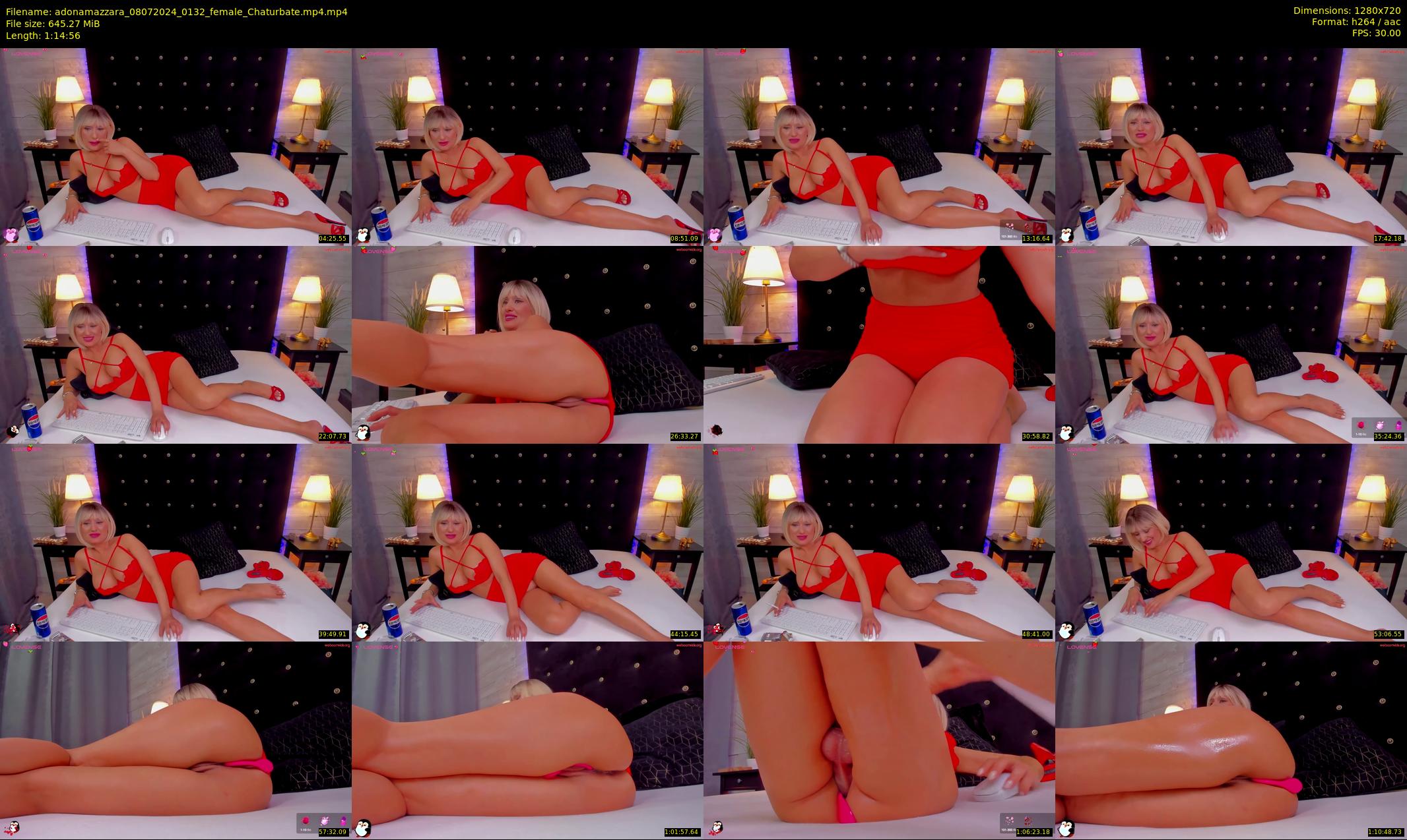adonamazzara — 75 minute Chaturbate female cam show recording, 720p, Jul 8, 2024