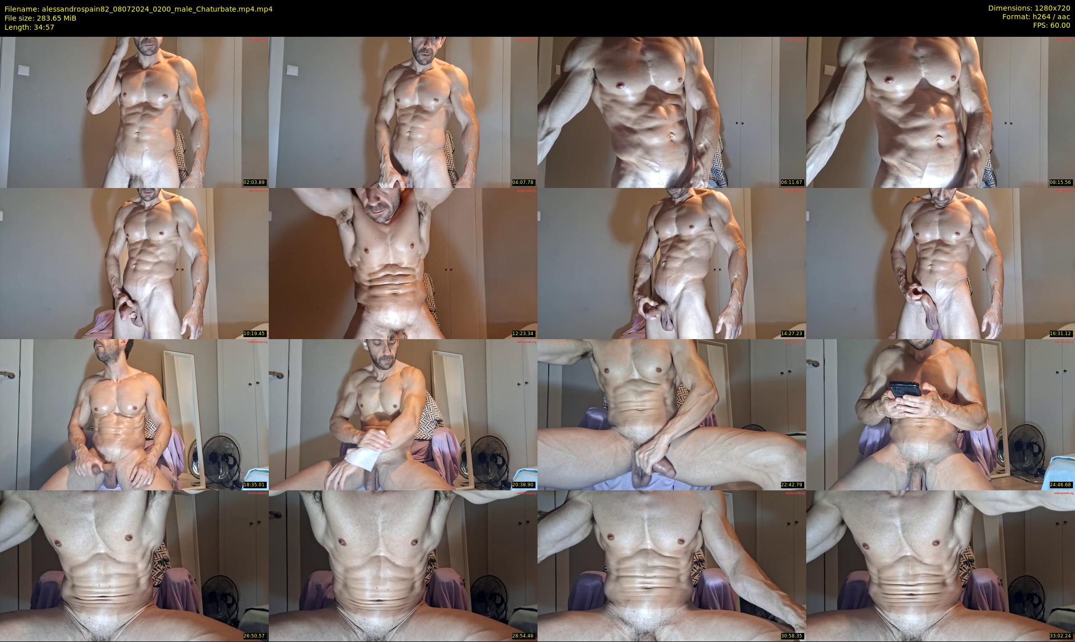 alessandrospain82 — 35 minute Chaturbate male cam show recording, 720p, Jul 8, 2024