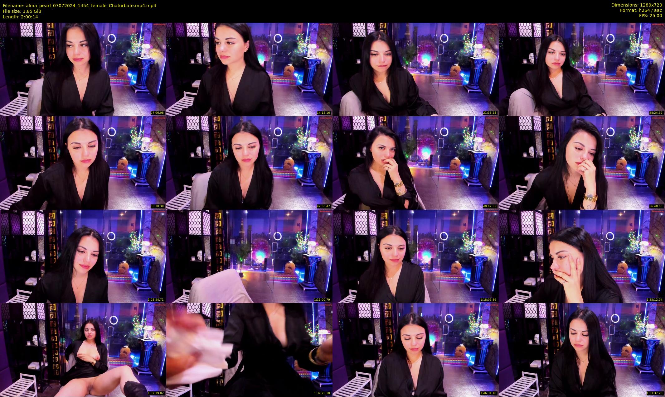 alma_pearl — 121 minute Chaturbate female cam show recording, 720p, Jul 7, 2024