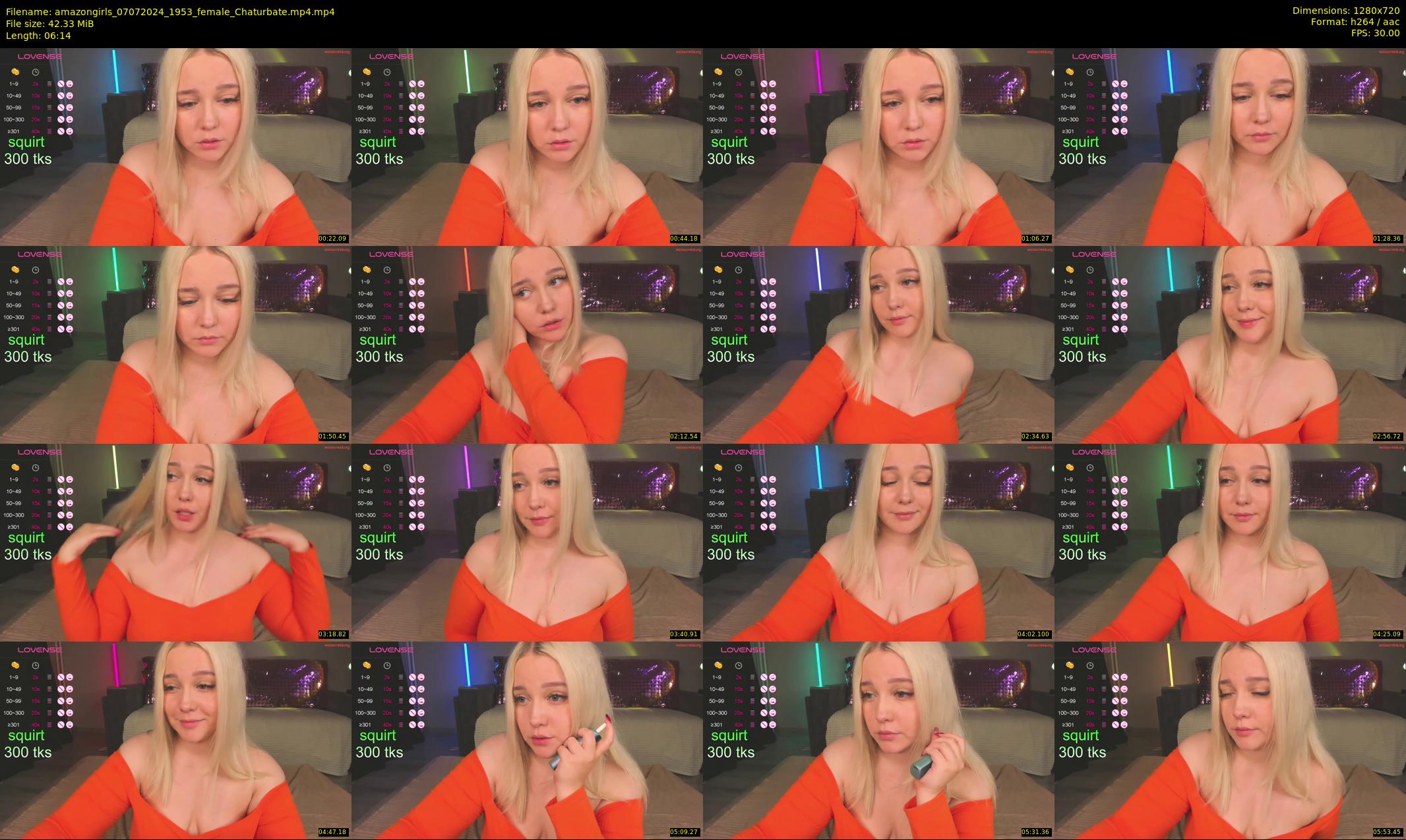 amazongirls — 7 minute Chaturbate couple cam show recording, 720p, Jul 7, 2024