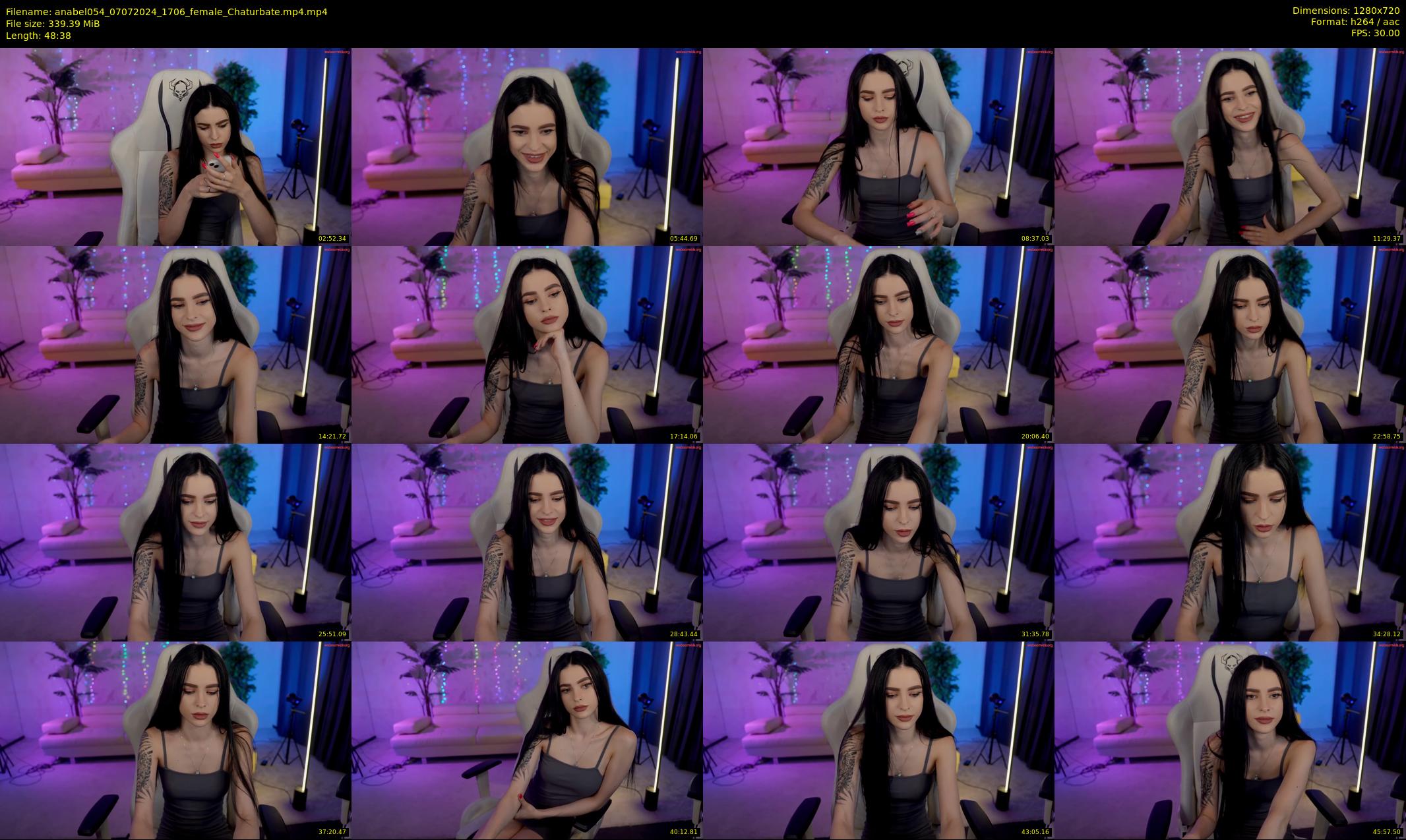 anabel054 — 49 minute Chaturbate female cam show recording, 720p, Jul 7, 2024