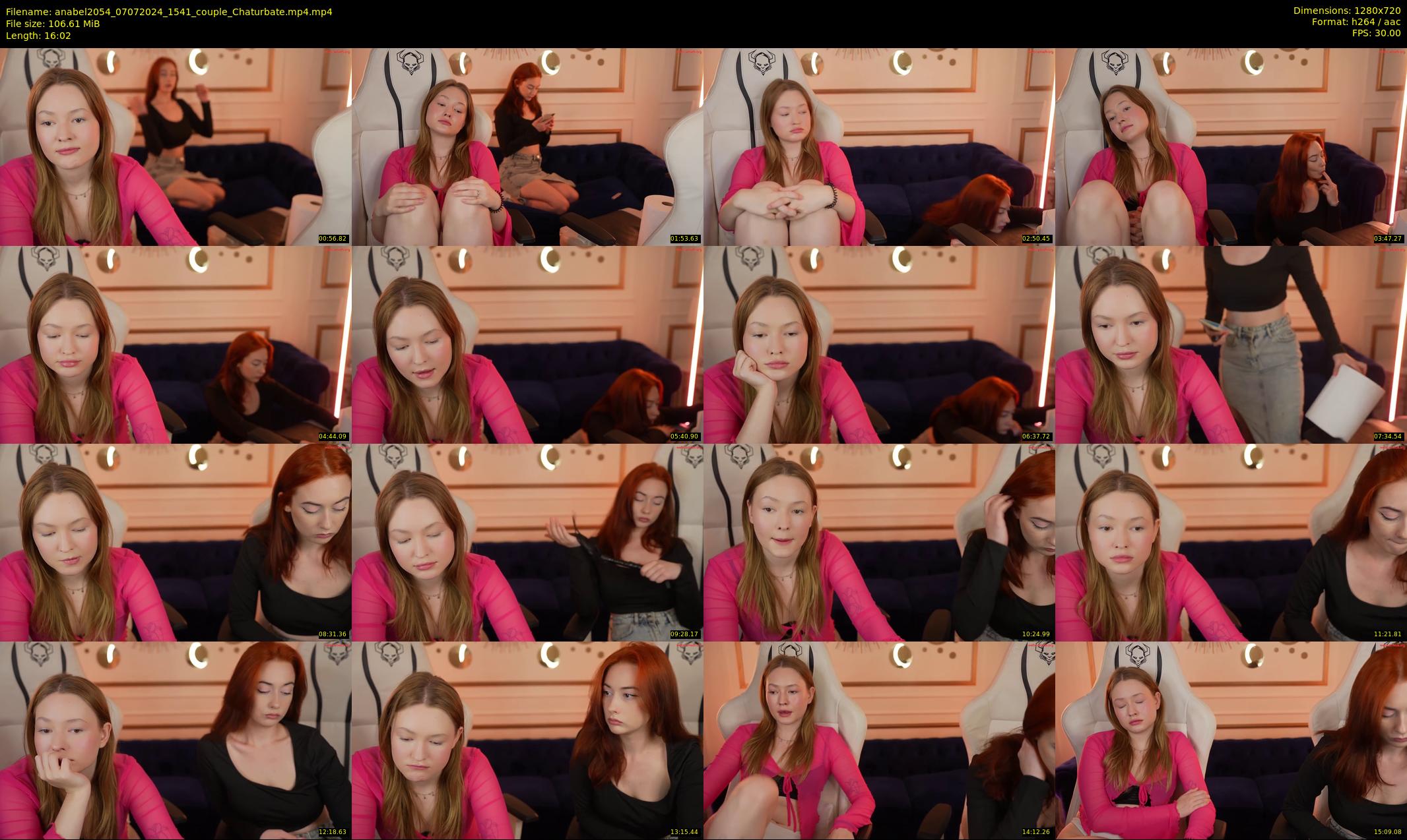 anabel2054 — 17 minute Chaturbate female cam show recording, 720p, Jul 7, 2024