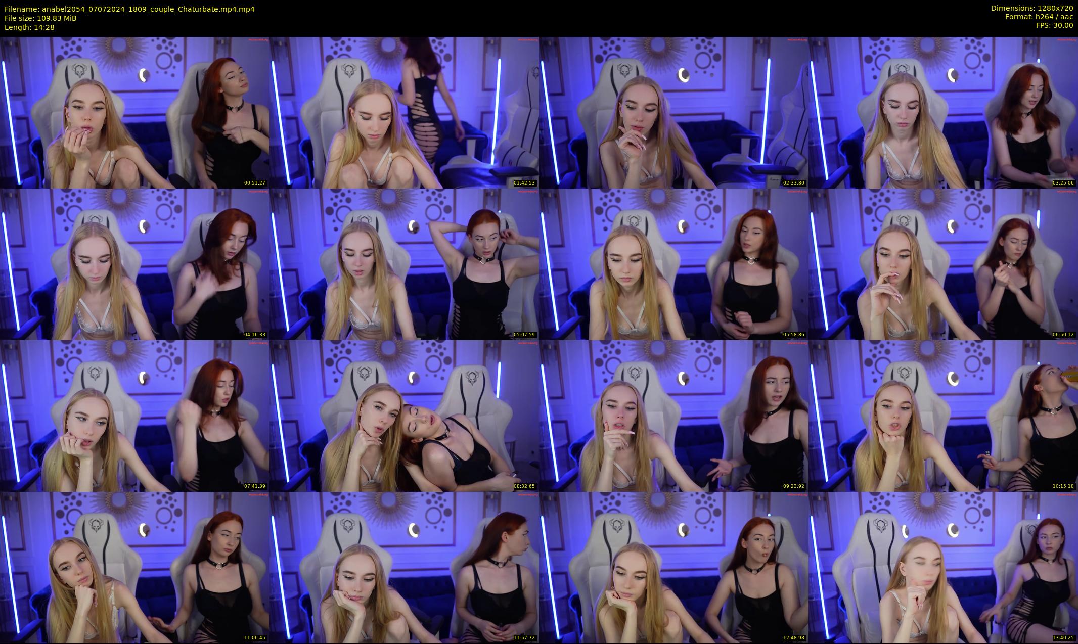 anabel2054 — 15 minute Chaturbate female cam show recording, 720p, Jul 7, 2024