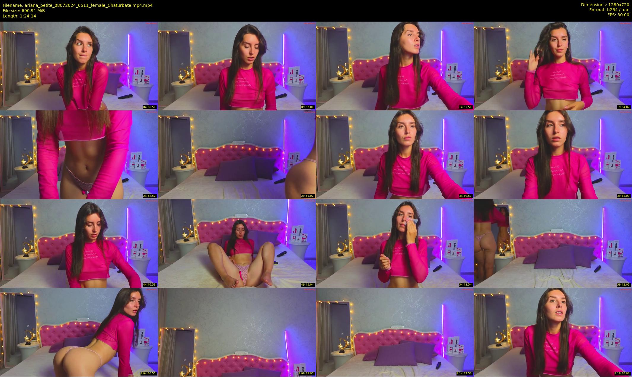ariana_petite — 85 minute Chaturbate female cam show recording, 720p, Jul 8, 2024