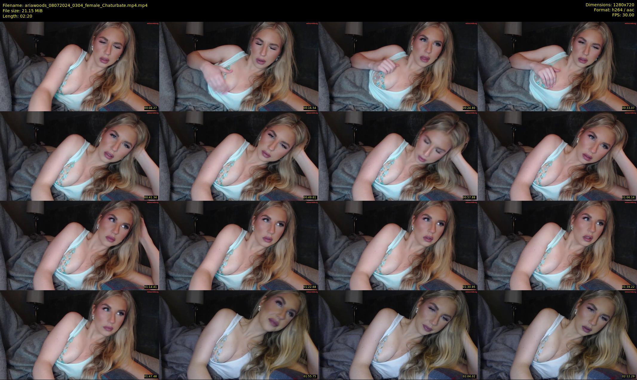 ariawoods — 3 minute Chaturbate female cam show recording, 720p, Jul 8, 2024