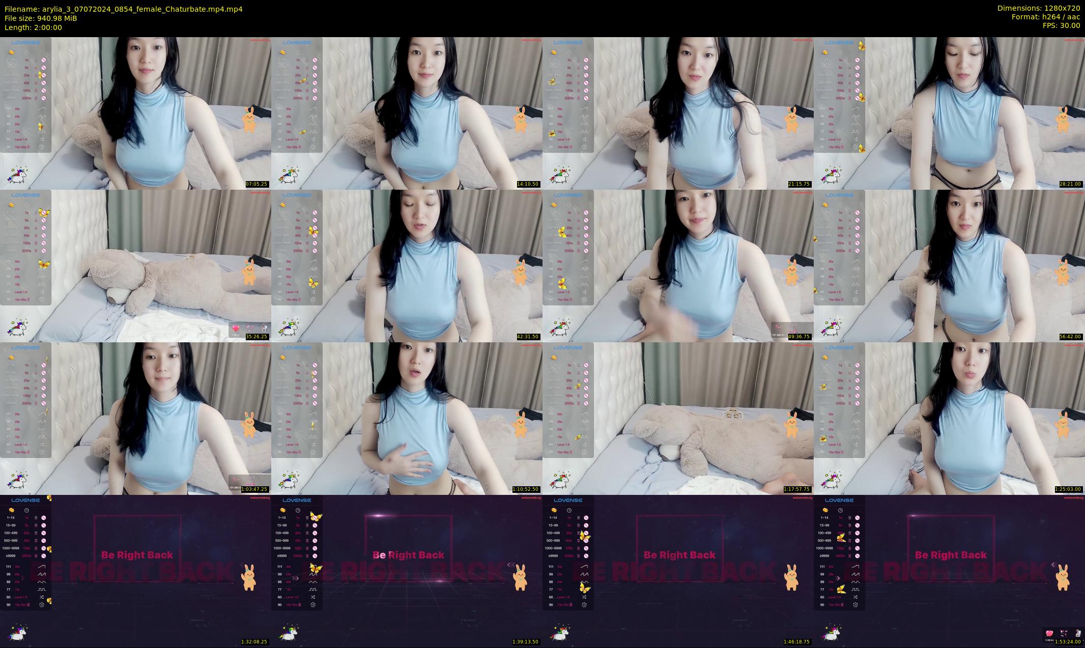 arylia_3 — 120 minute Chaturbate female cam show recording, 720p, Jul 7, 2024