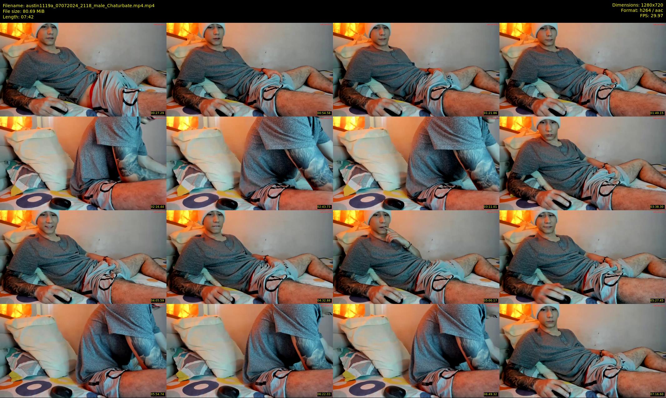 austin1119a — 8 minute Chaturbate male cam show recording, 720p, Jul 7, 2024