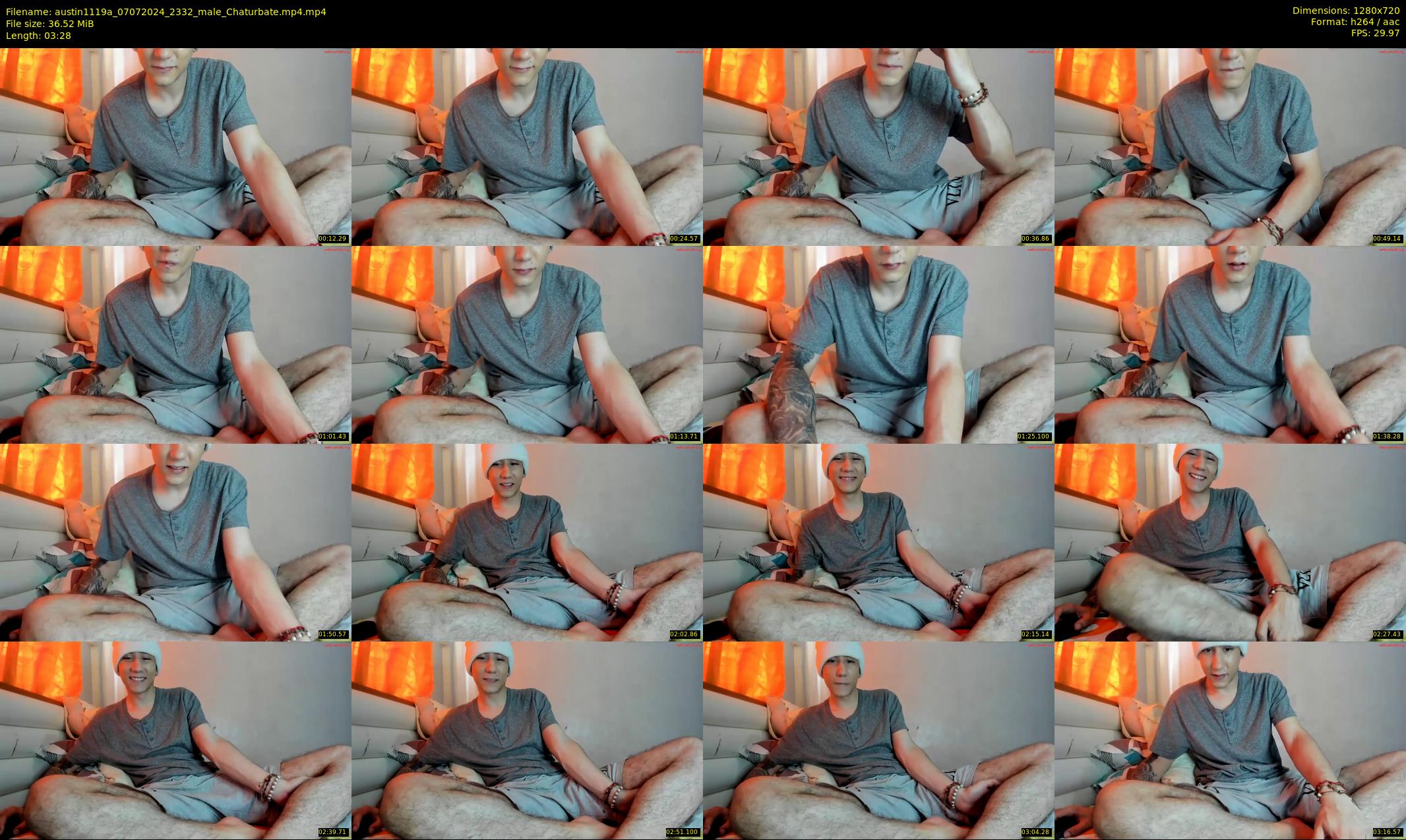 austin1119a — 4 minute Chaturbate male cam show recording, 720p, Jul 7, 2024
