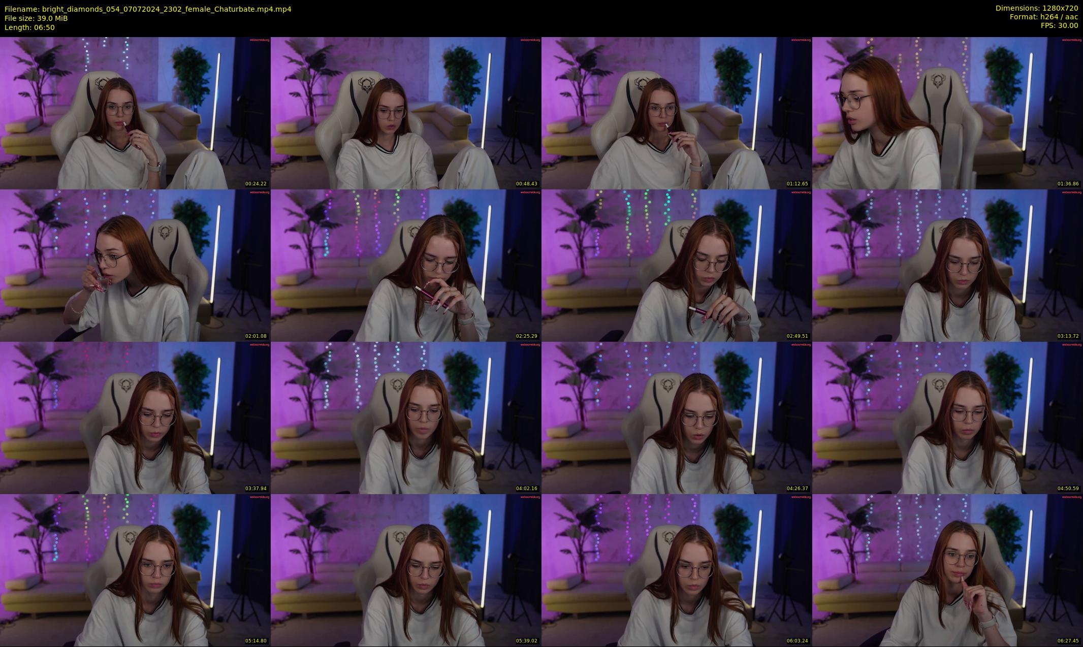 bright_diamonds_054 — 7 minute Chaturbate couple cam show recording, 720p, Jul 7, 2024