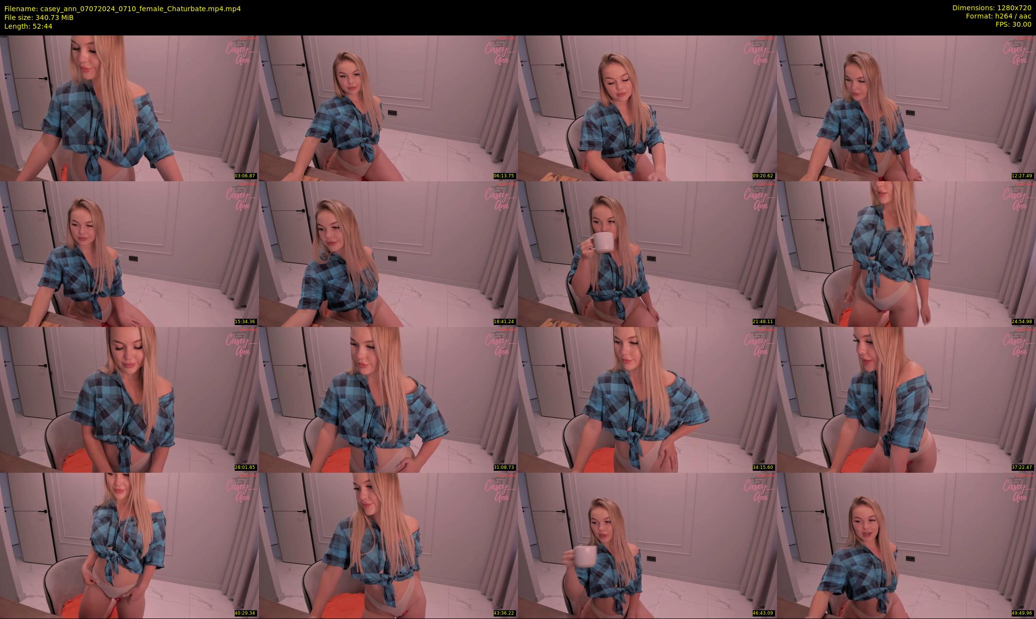 casey_ann — 53 minute Chaturbate female cam show recording, 720p, Jul 7, 2024