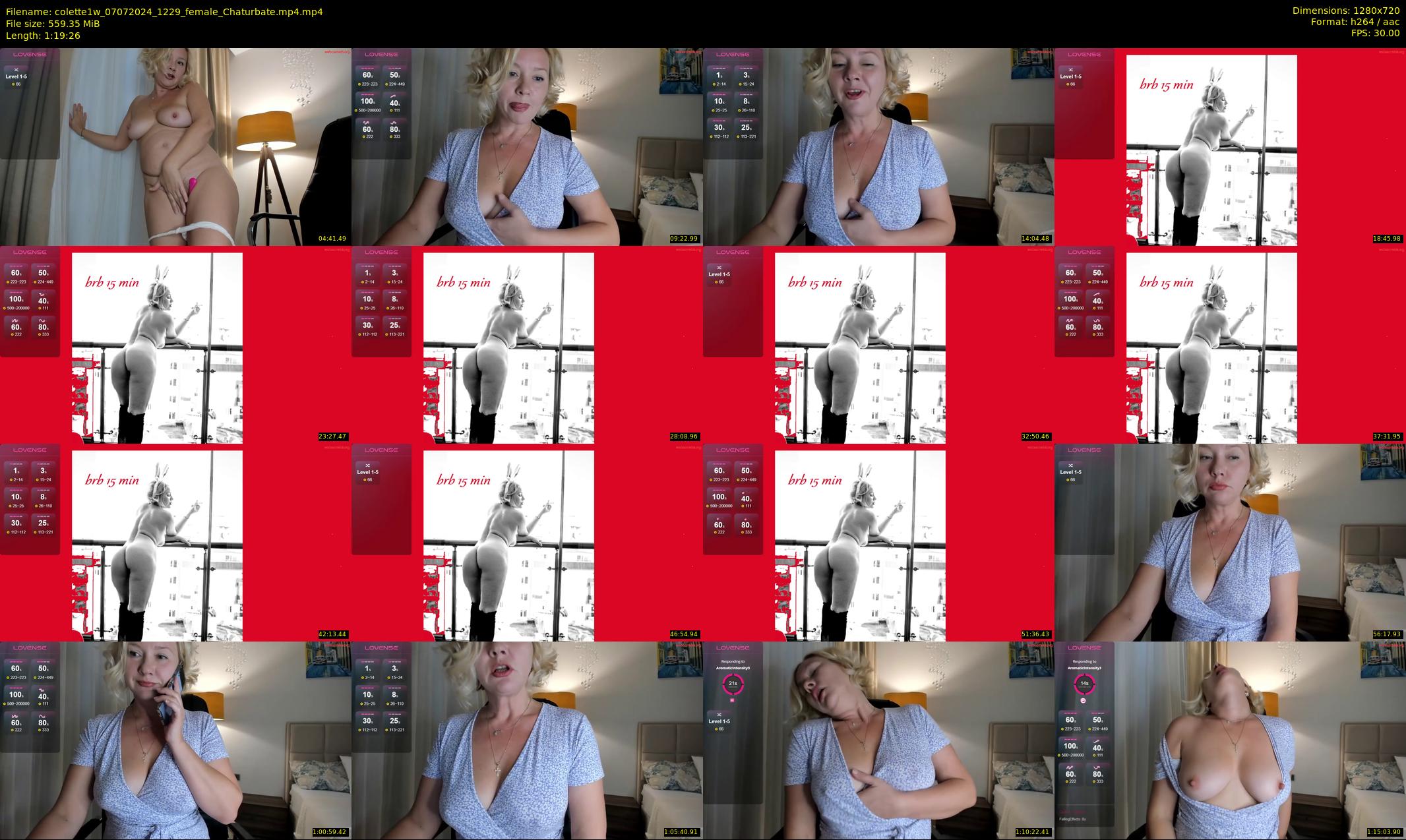 colette1w — 80 minute Chaturbate female cam show recording, 720p, Jul 7, 2024