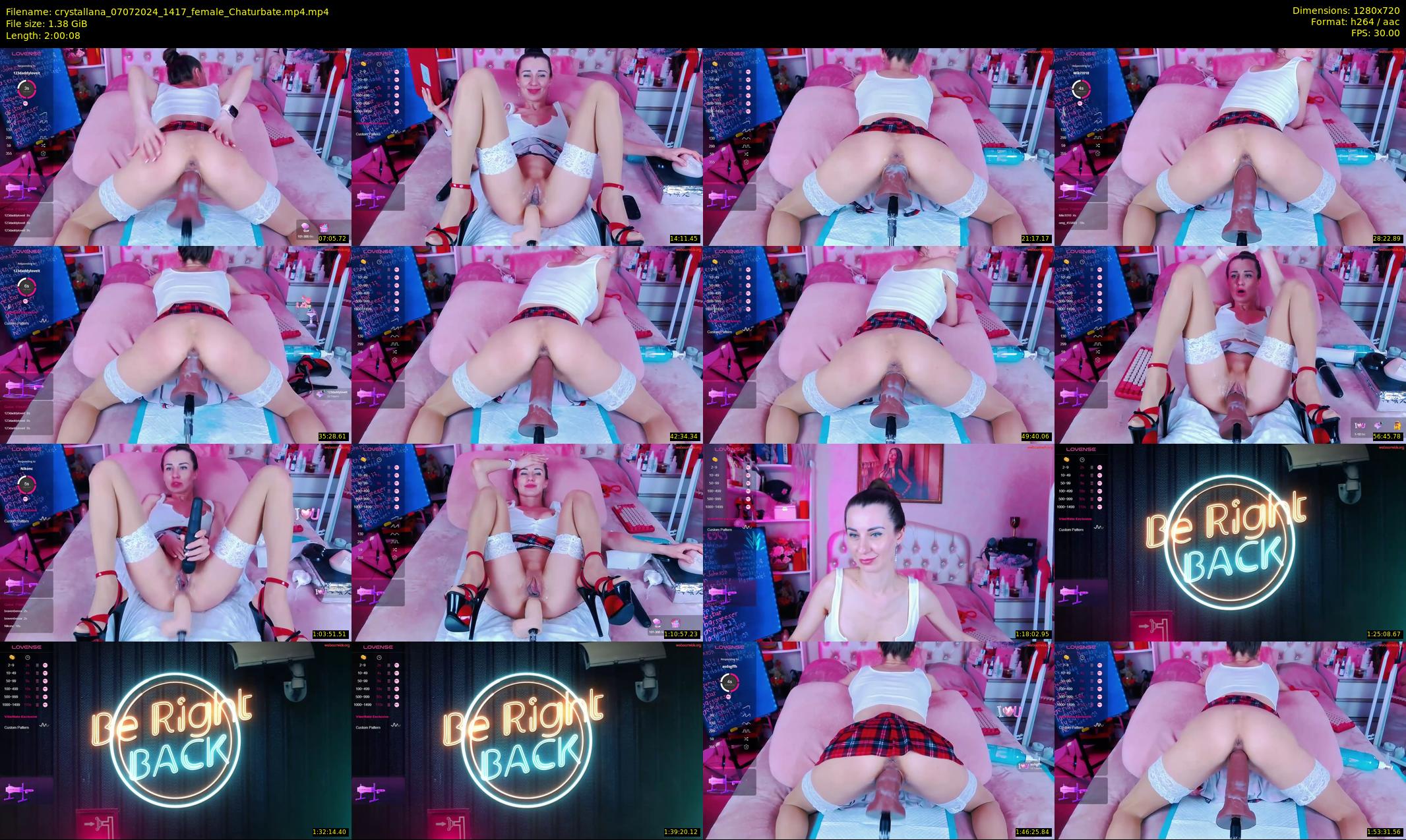 crystallana — 121 minute Chaturbate female cam show recording, 720p, Jul 7, 2024