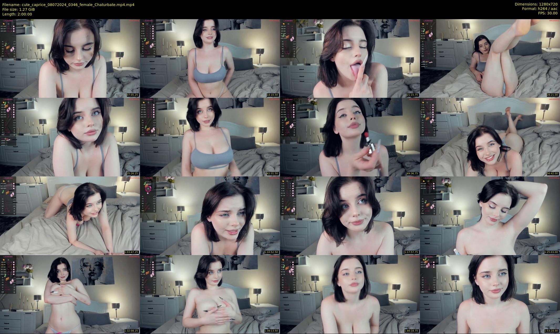 cute_caprice — 120 minute Chaturbate female cam show recording, 720p, Jul 8, 2024