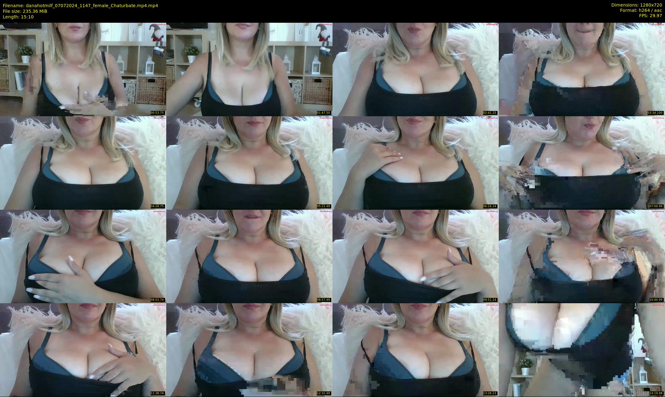 danahotmilf — 16 minute Chaturbate female cam show recording, 720p, Jul 7, 2024