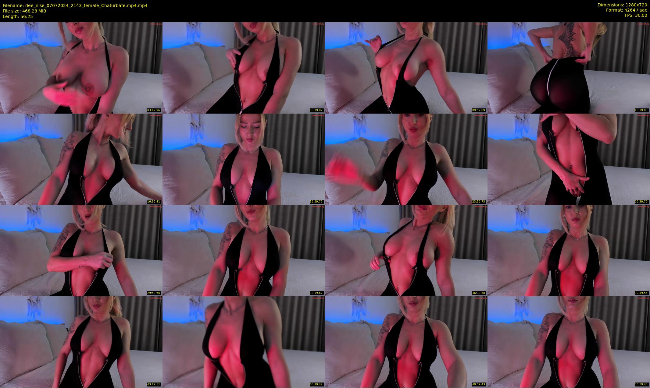 dee_nise — 57 minute Chaturbate female cam show recording, 720p, Jul 7, 2024