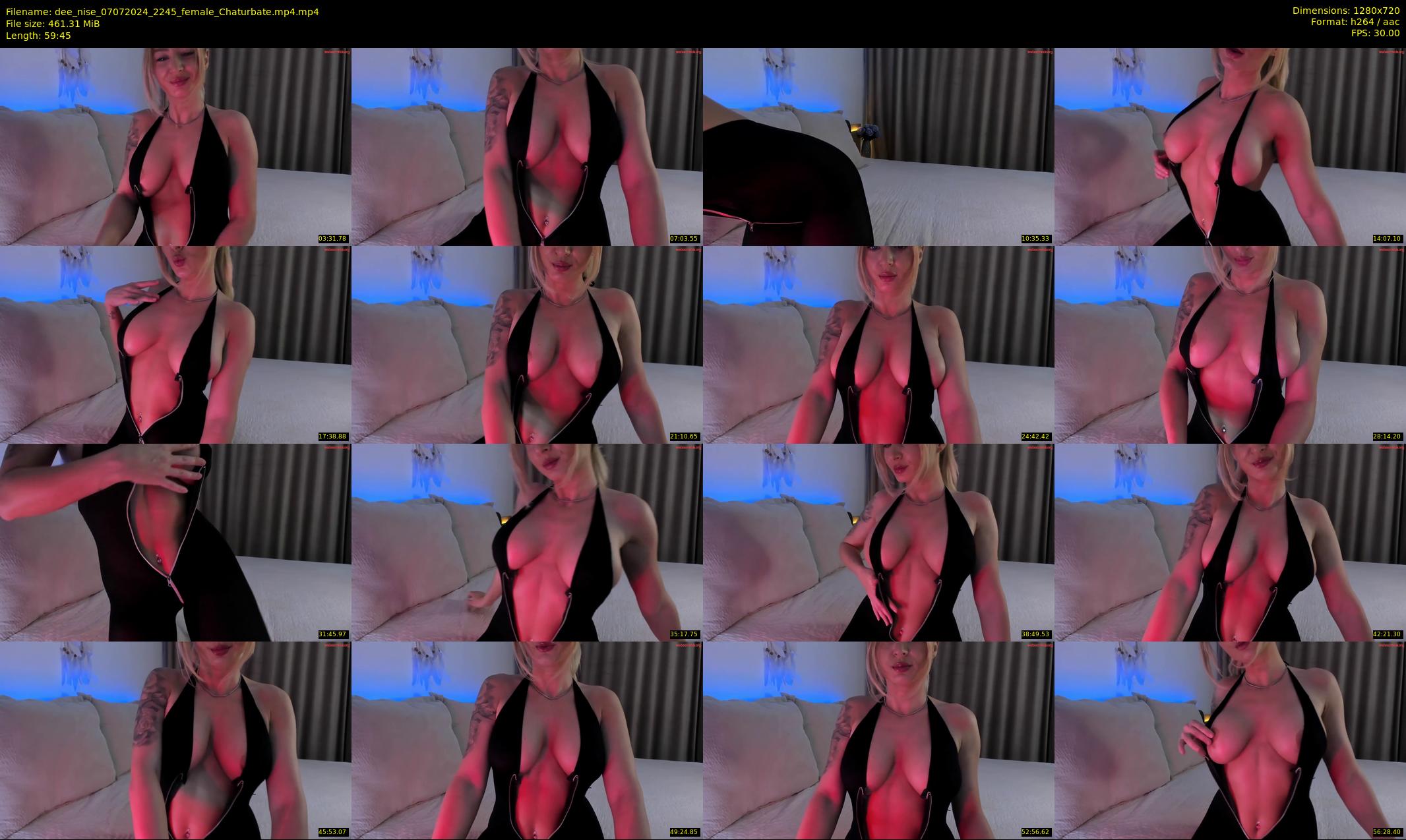 dee_nise — 60 minute Chaturbate female cam show recording, 720p, Jul 7, 2024
