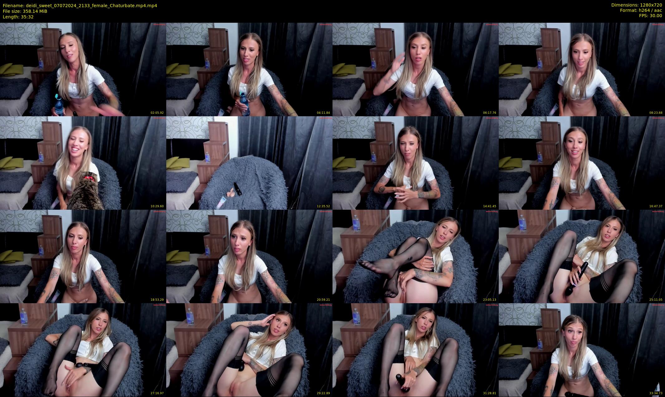 deidi_sweet — 36 minute Chaturbate female cam show recording, 720p, Jul 7, 2024