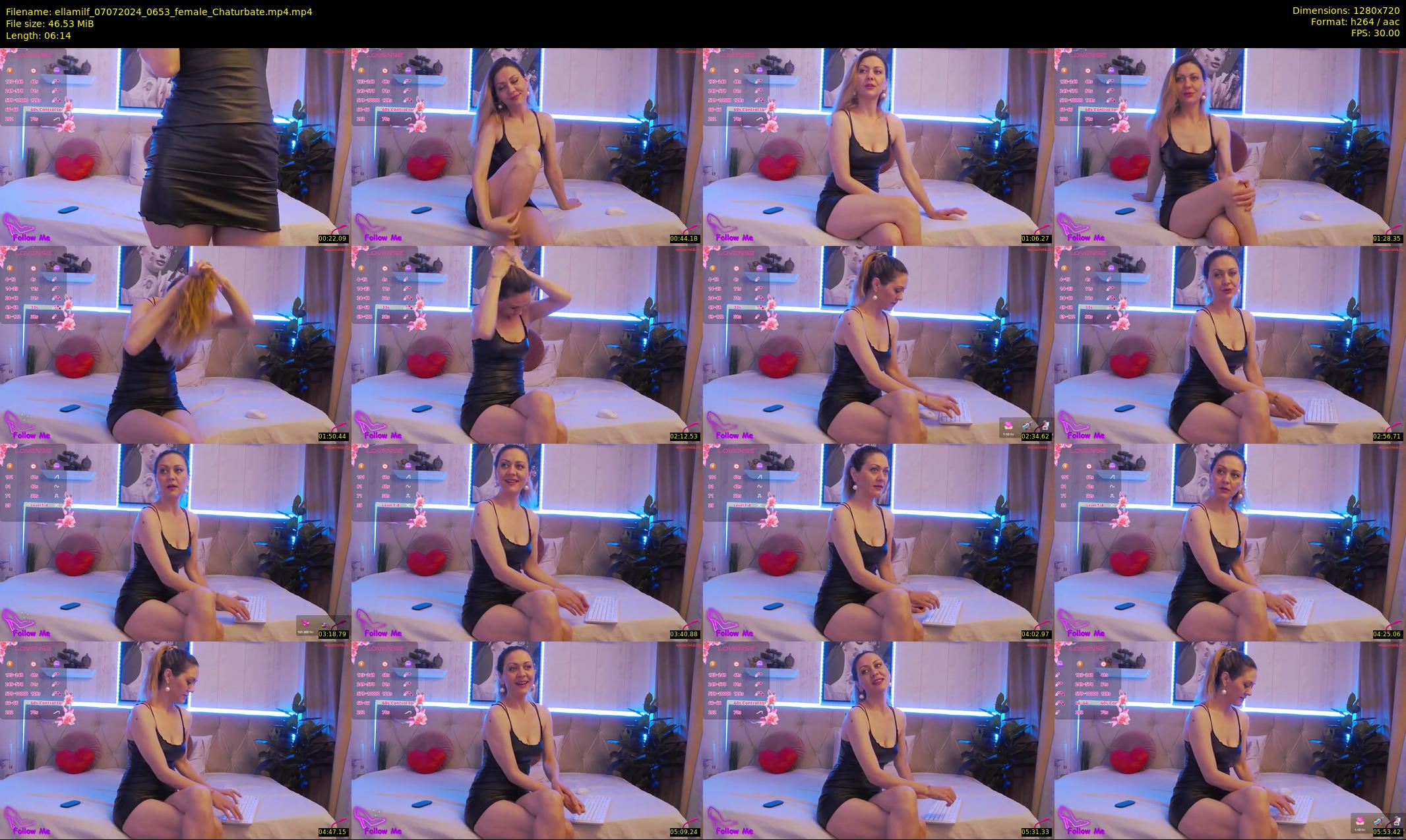 ellamilf — 7 minute Chaturbate female cam show recording, 720p, Jul 7, 2024