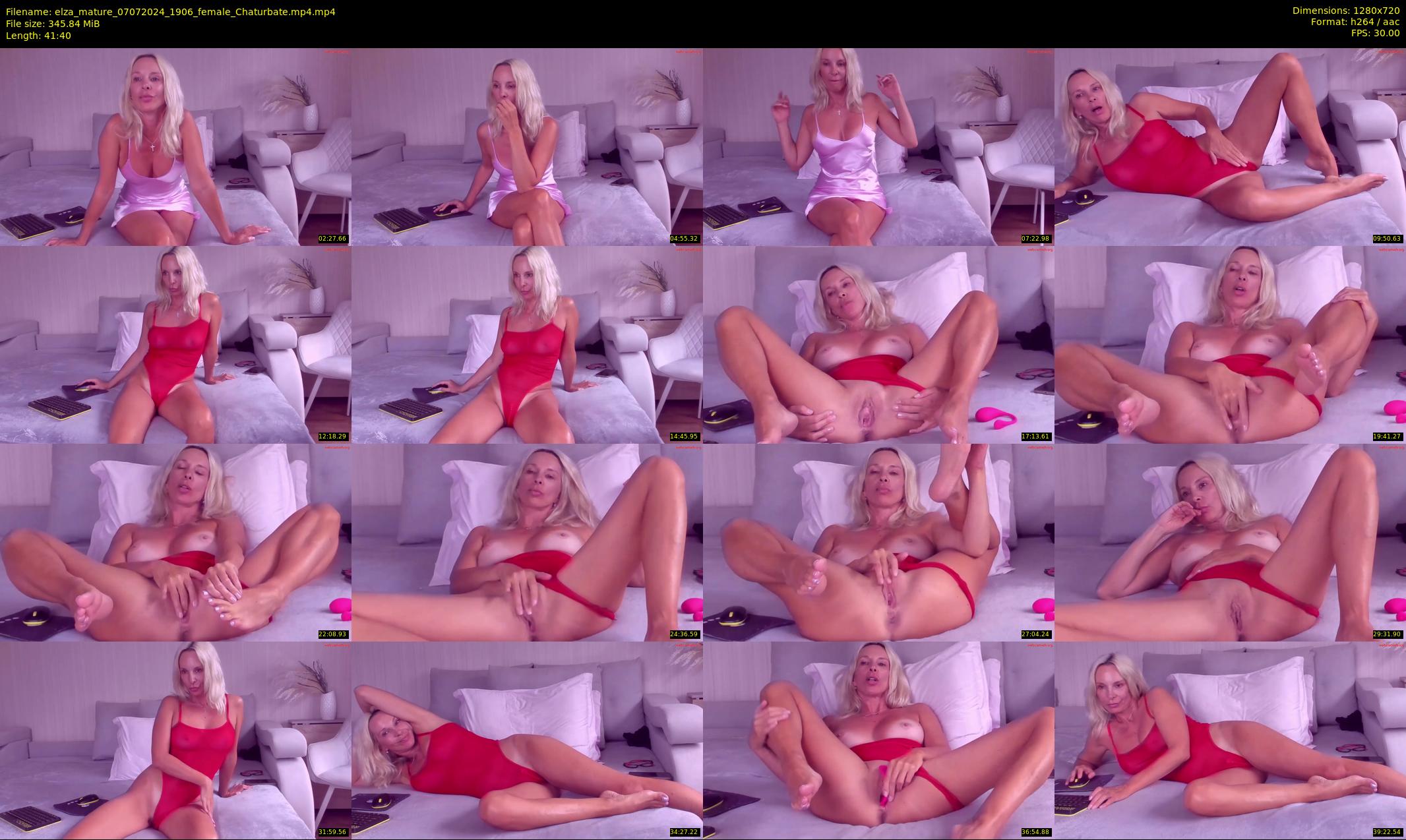 elza_mature — 42 minute Chaturbate female cam show recording, 720p, Jul 7, 2024